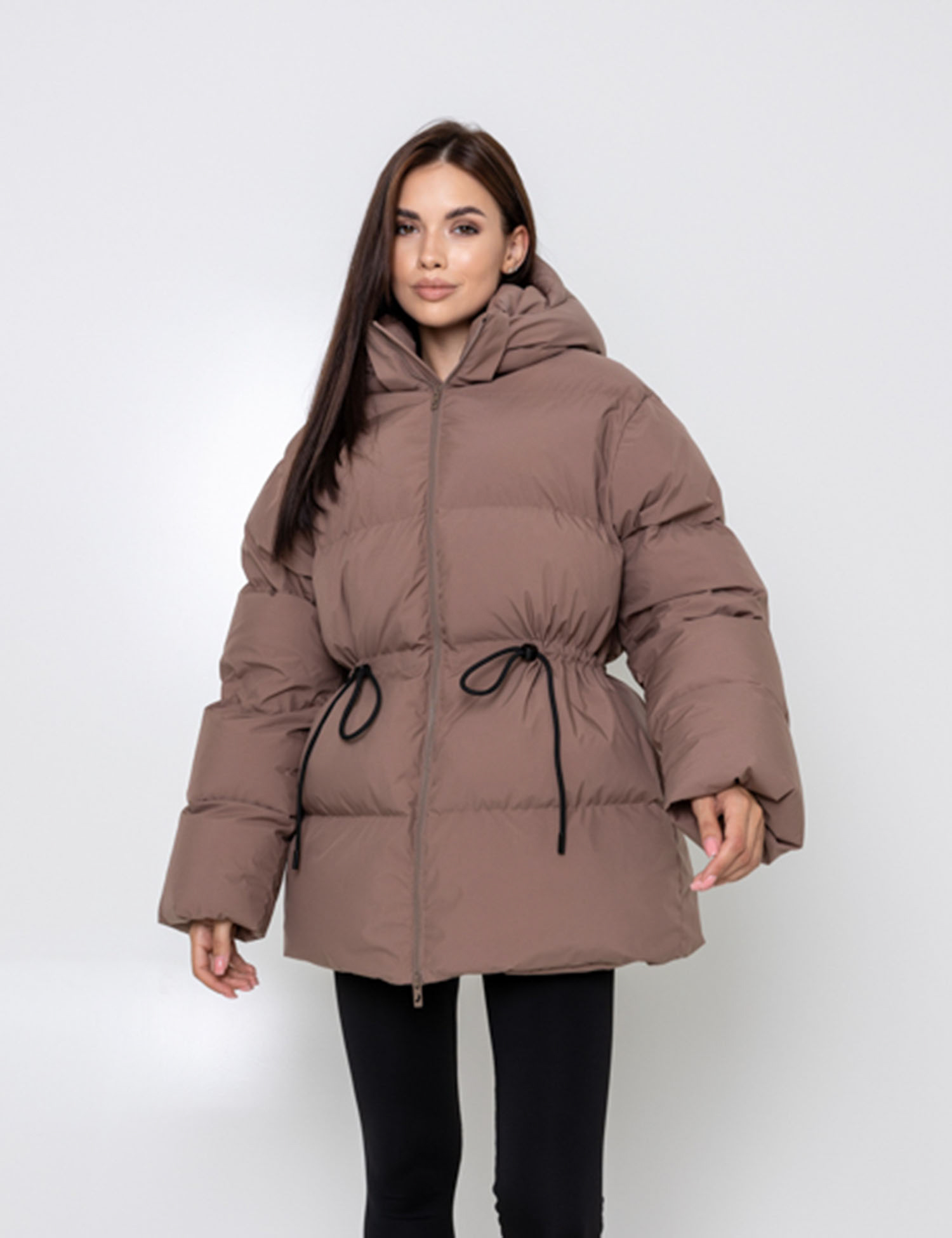 Картинка Пуховик світло-коричневий 