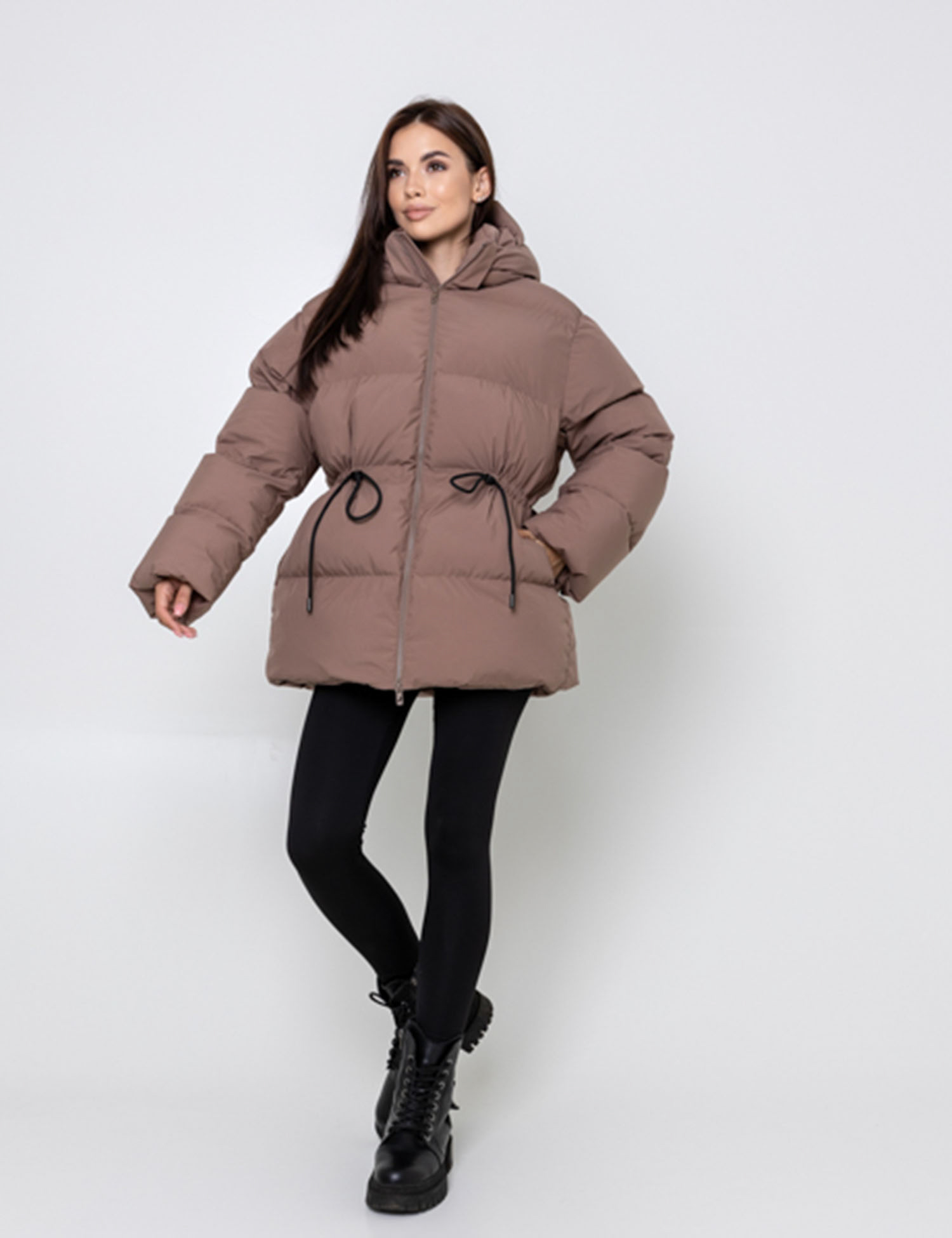 Картинка Пуховик світло-коричневий 