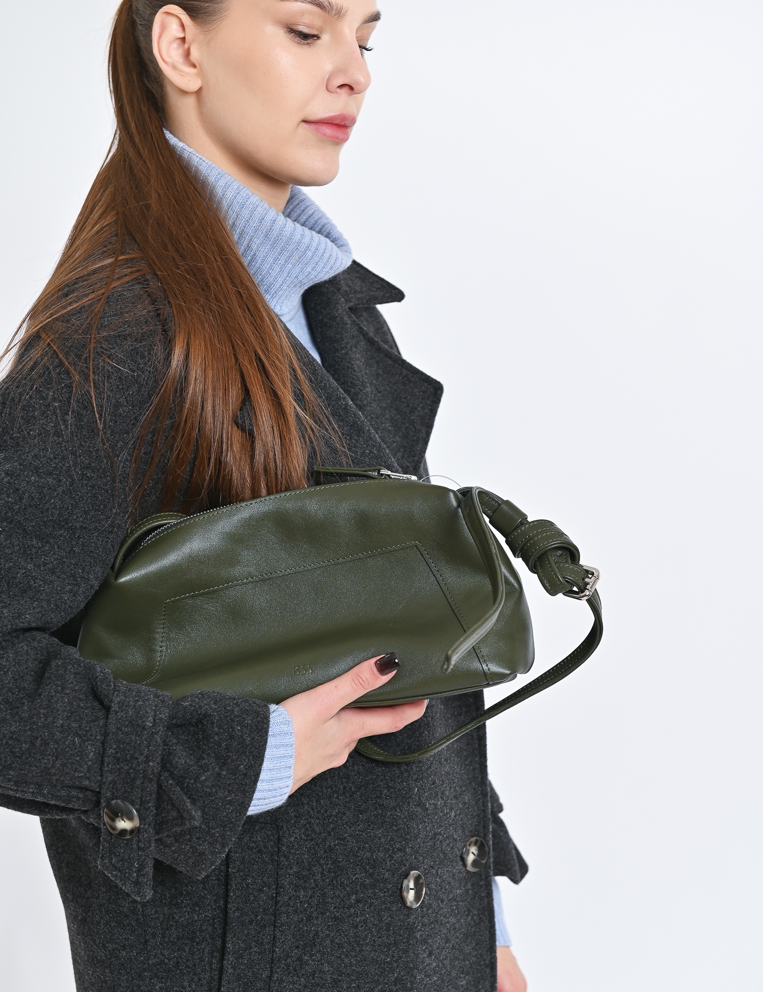 Картинка Сумка темно-зелена