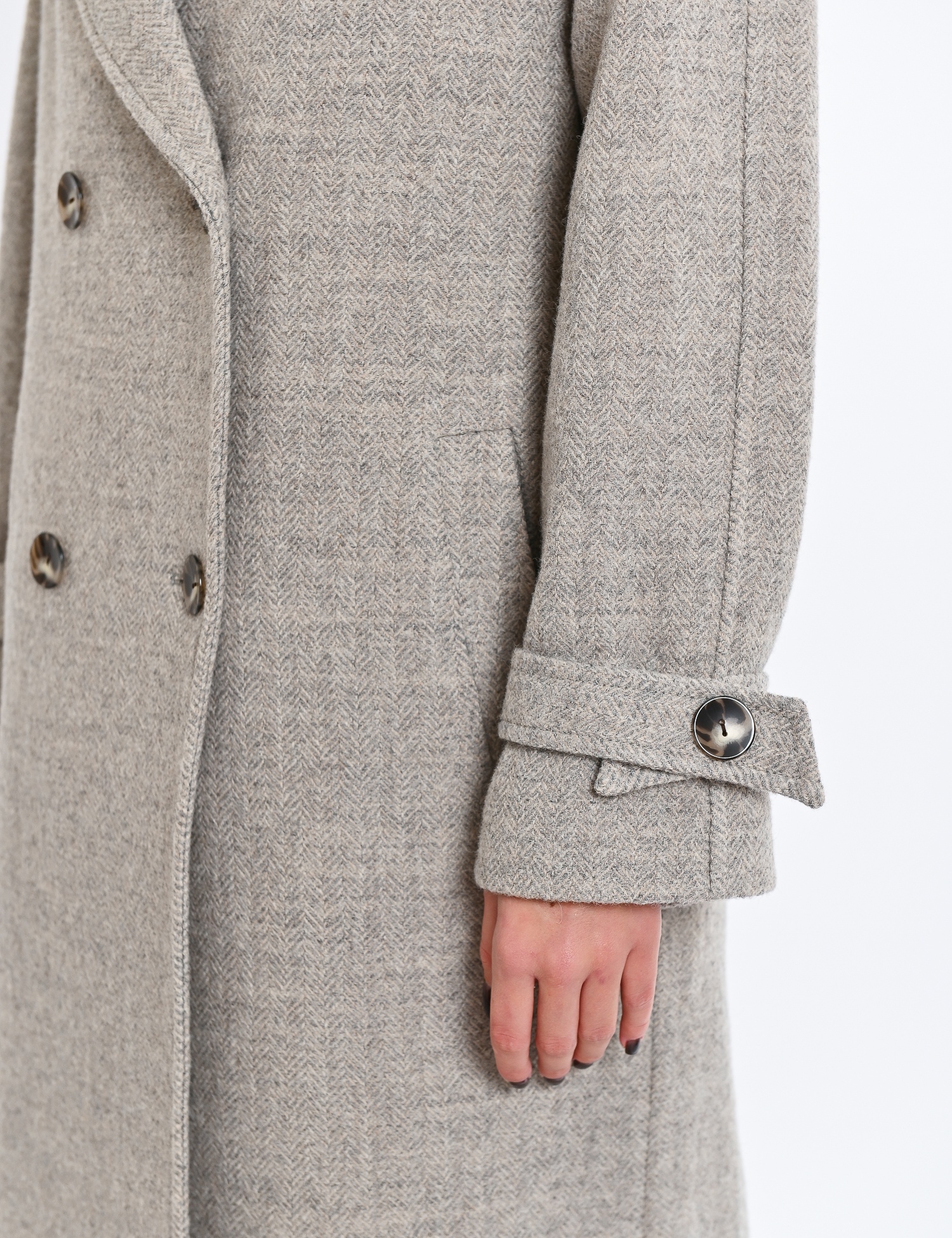 Картинка Пальто бежево-сіре