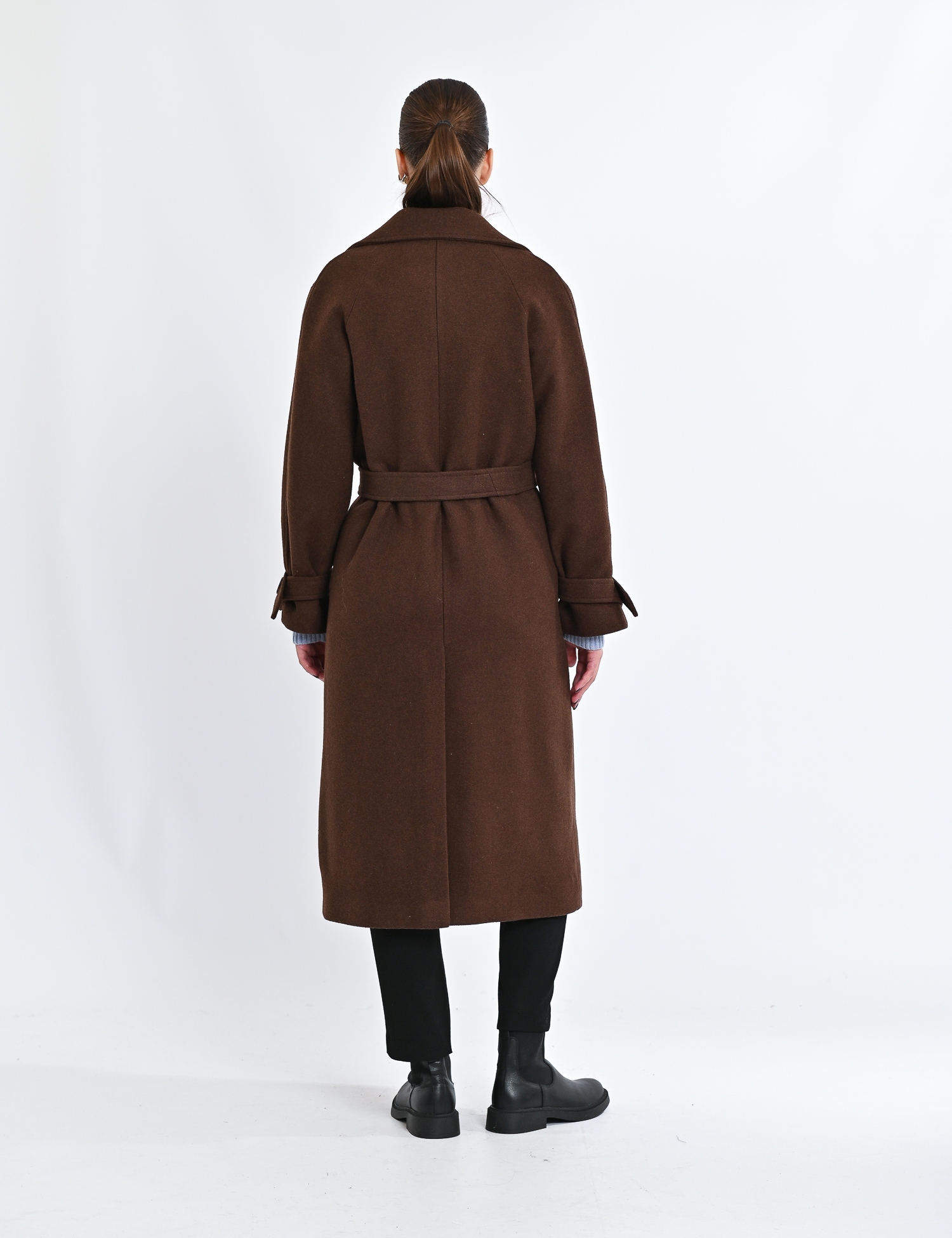 Картинка Пальто коричневе