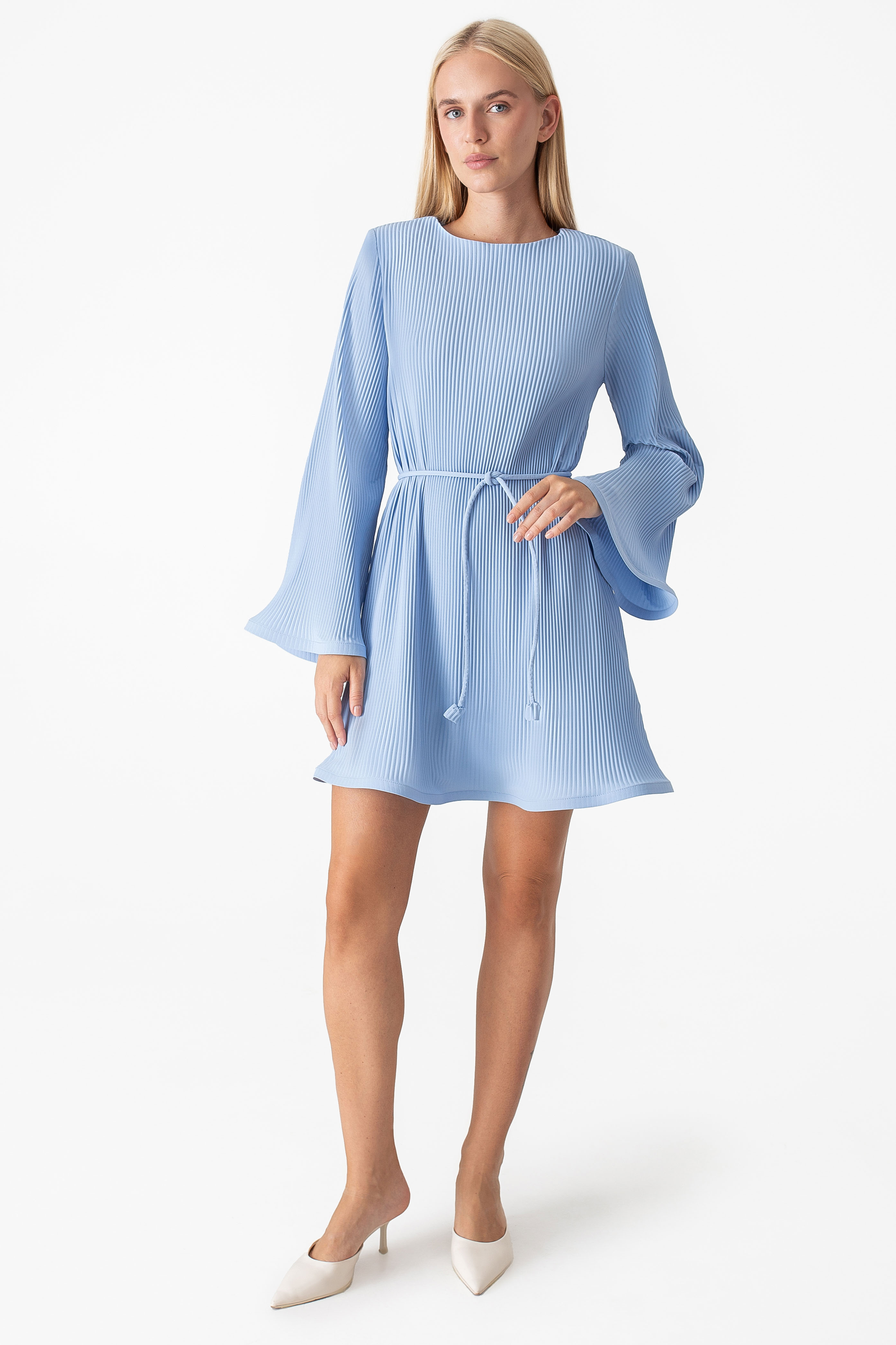 Картинка Сукня міні блакитна 