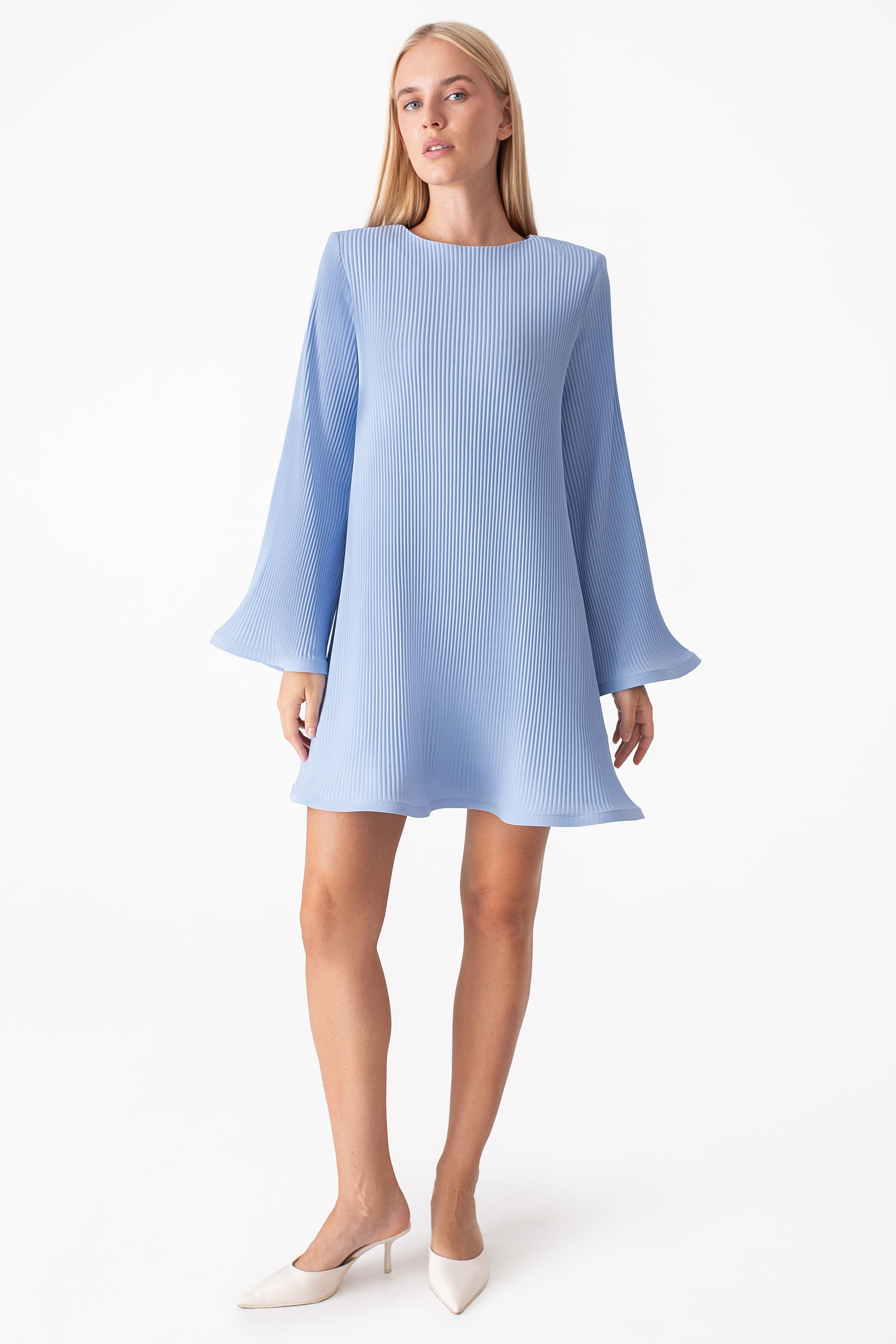 Картинка Сукня міні блакитна 