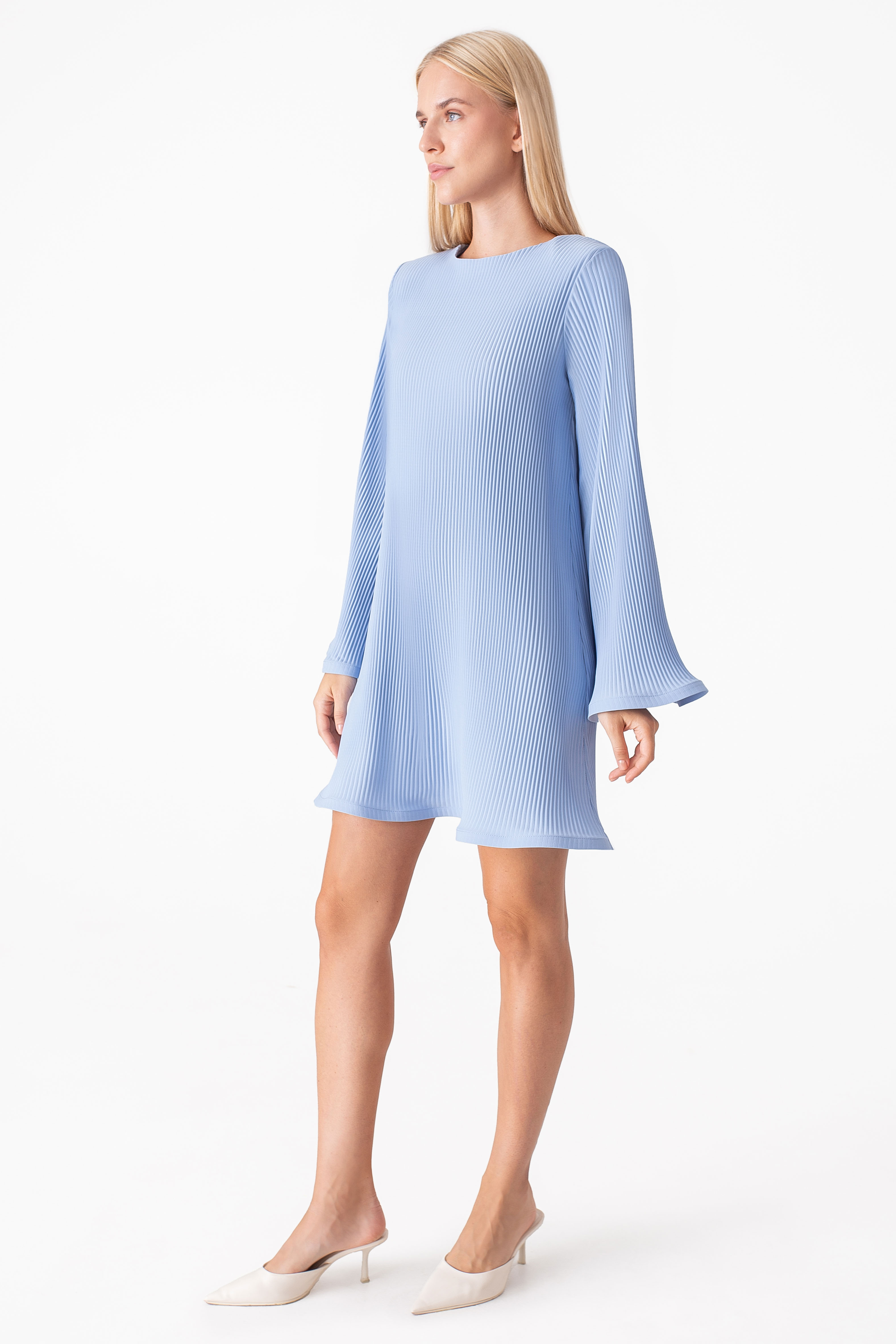 Картинка Сукня міні блакитна 