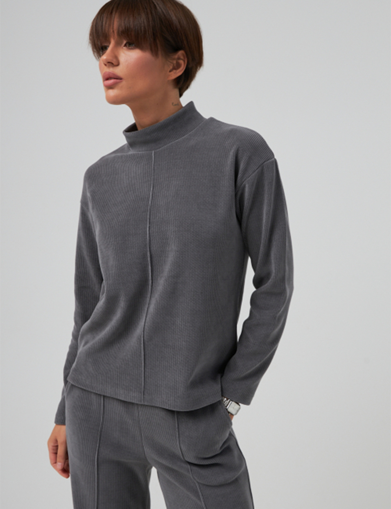 Картинка Світшот сірий