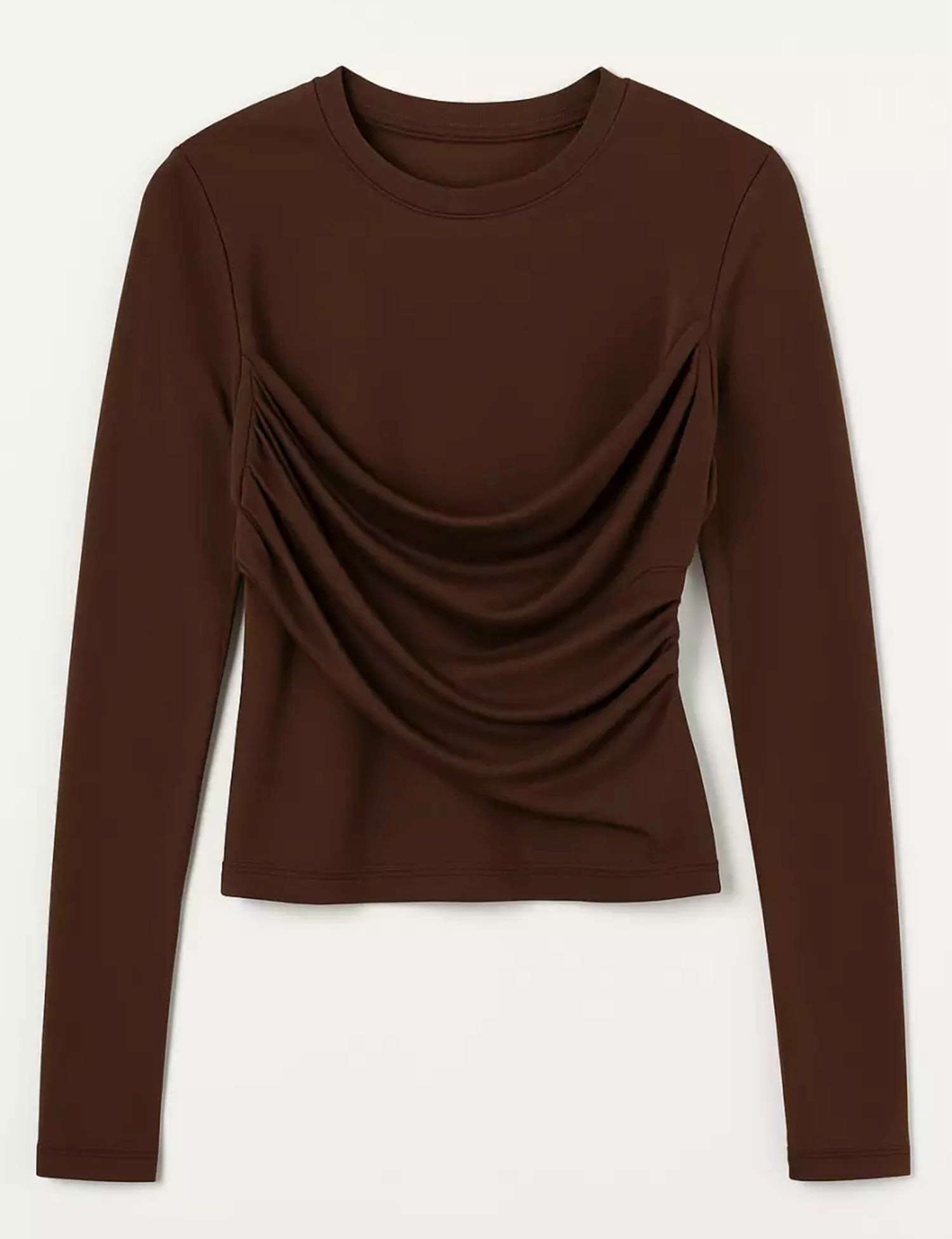 Картинка Лонгслів коричневий