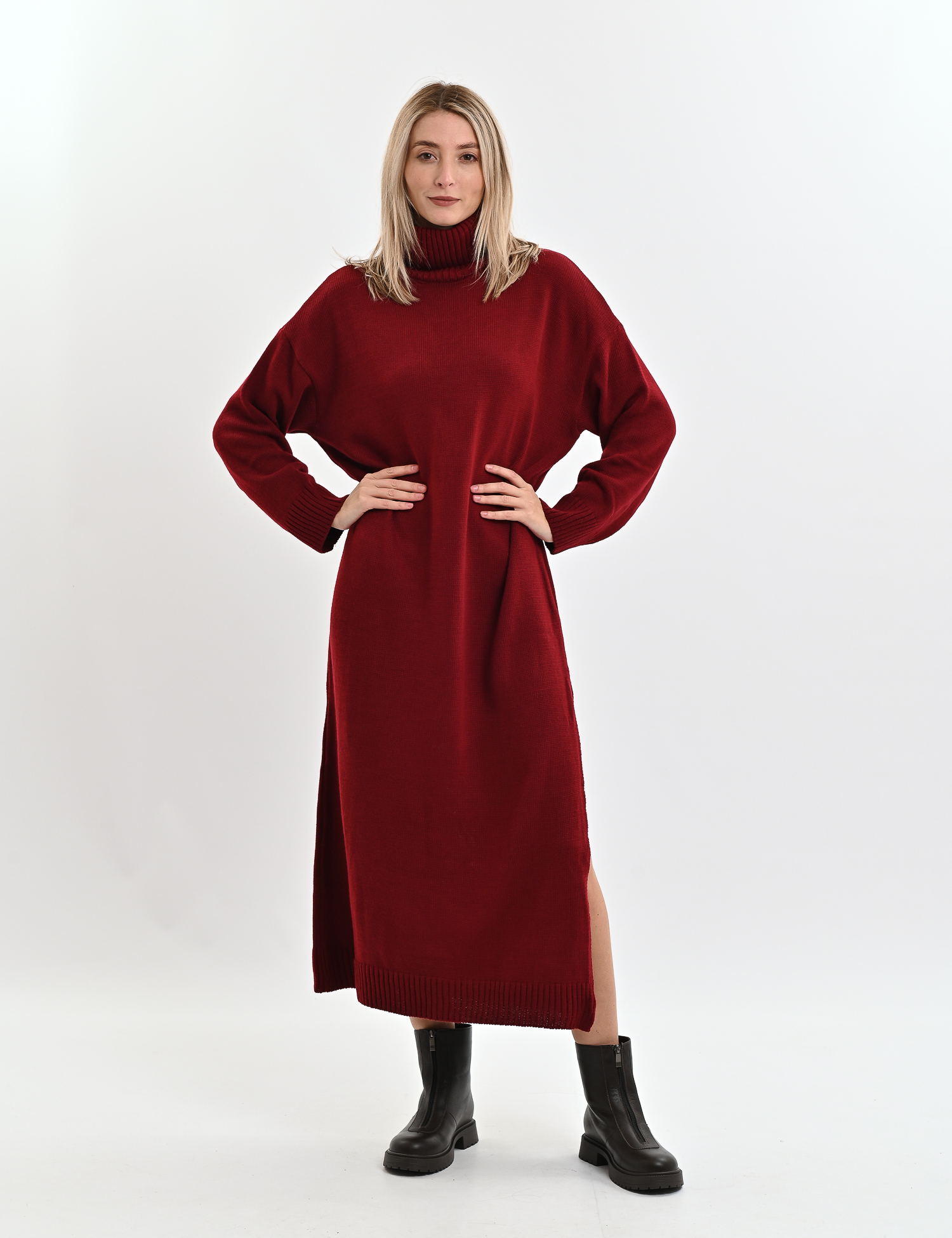 Картинка Сукня максі бордова