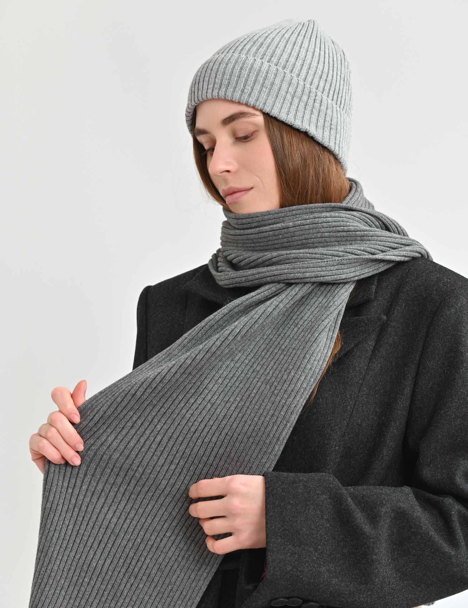 Картинка Шарф сірий