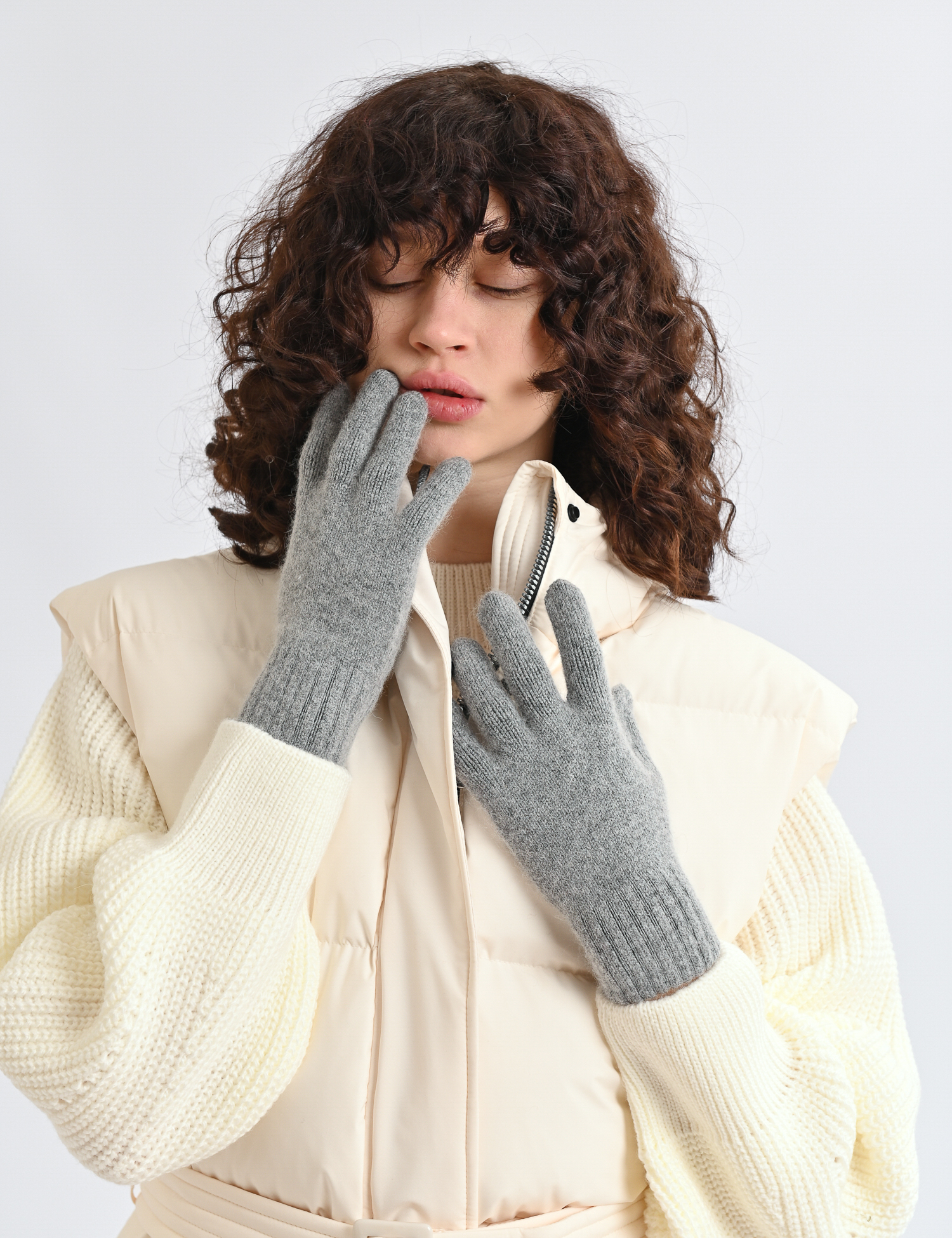 Картинка Рукавички сірі