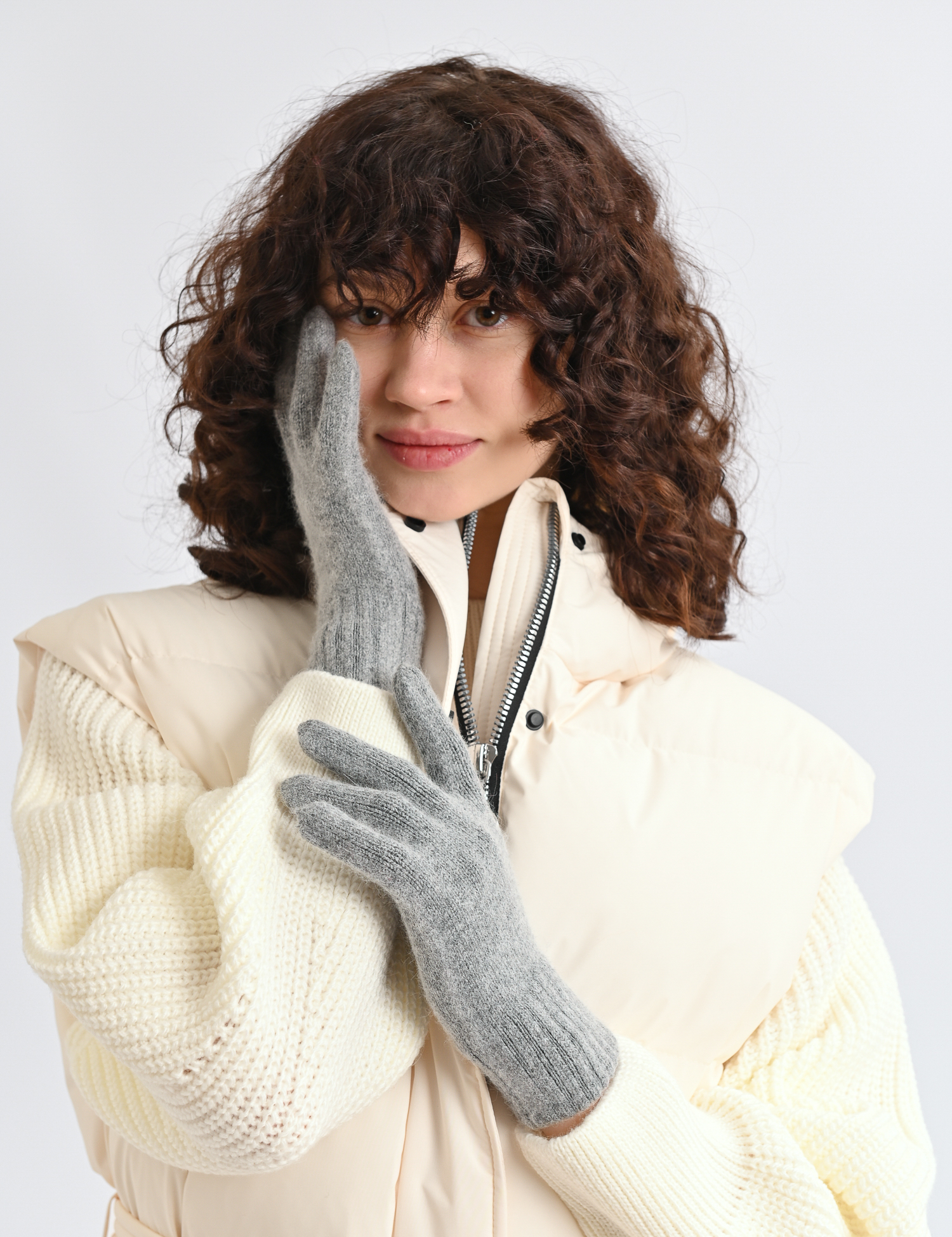 Картинка Рукавички сірі