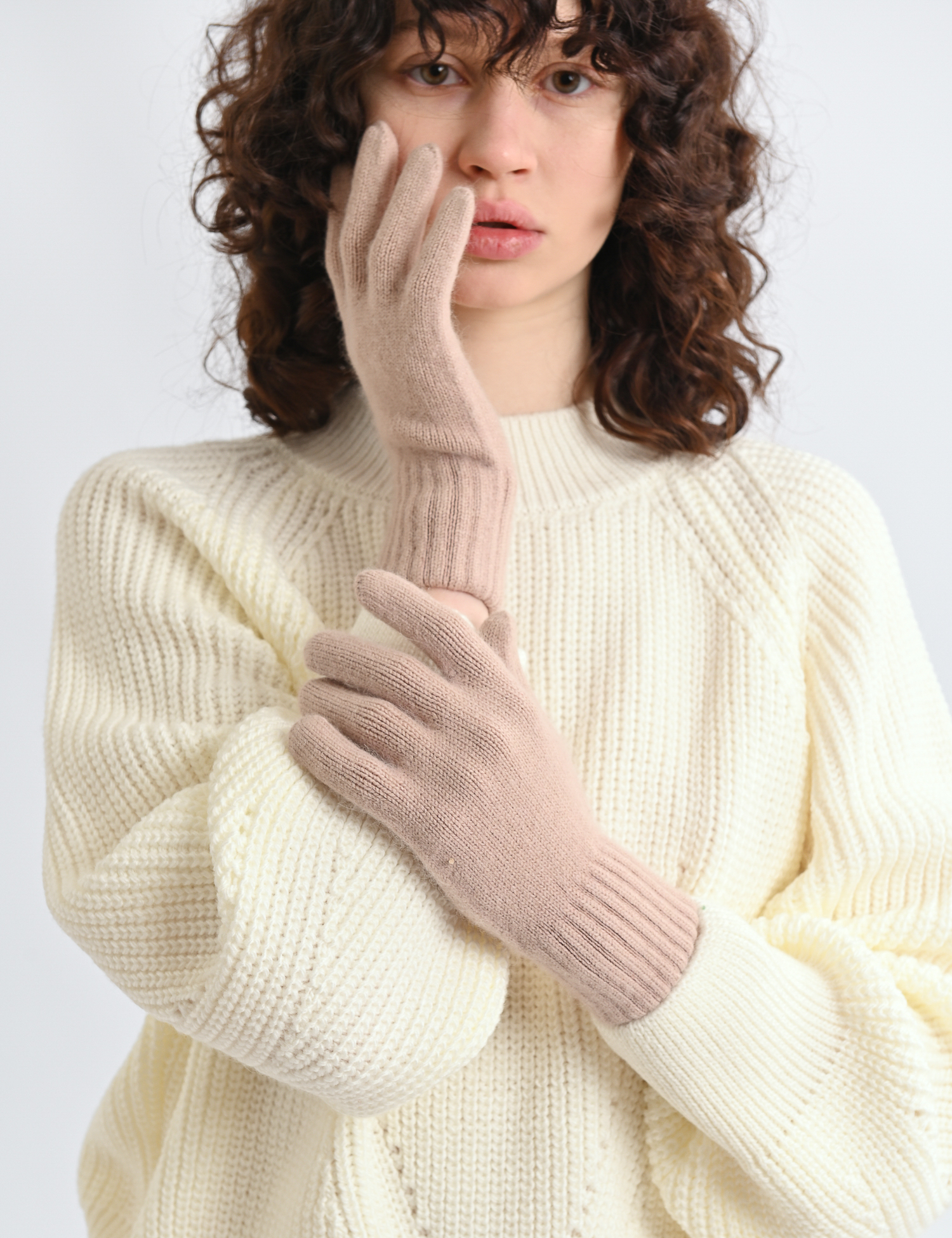 Картинка Рукавички світло-коричневі