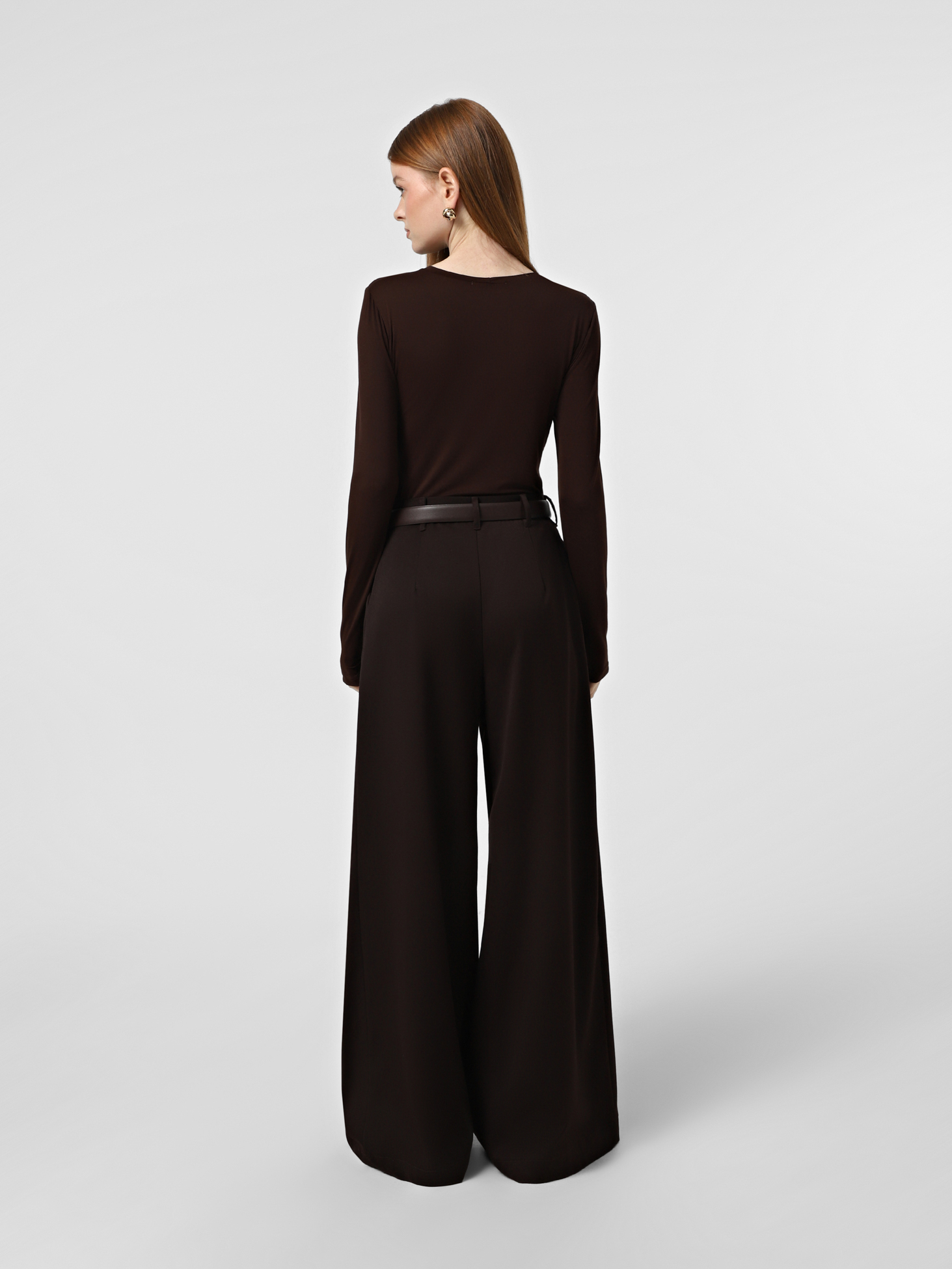 Картинка Брюки темно-коричневі