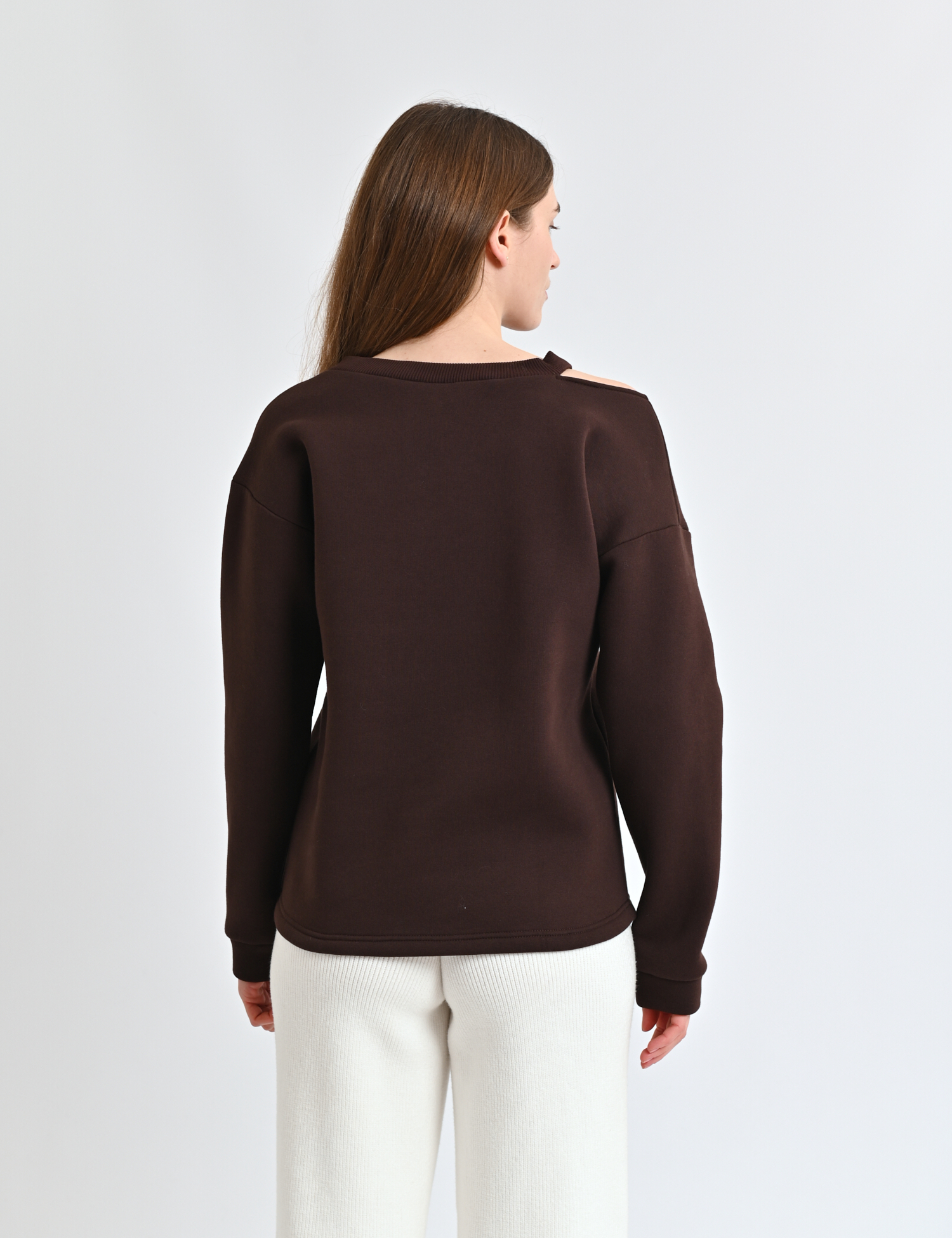 Картинка Світшот темно-коричневий