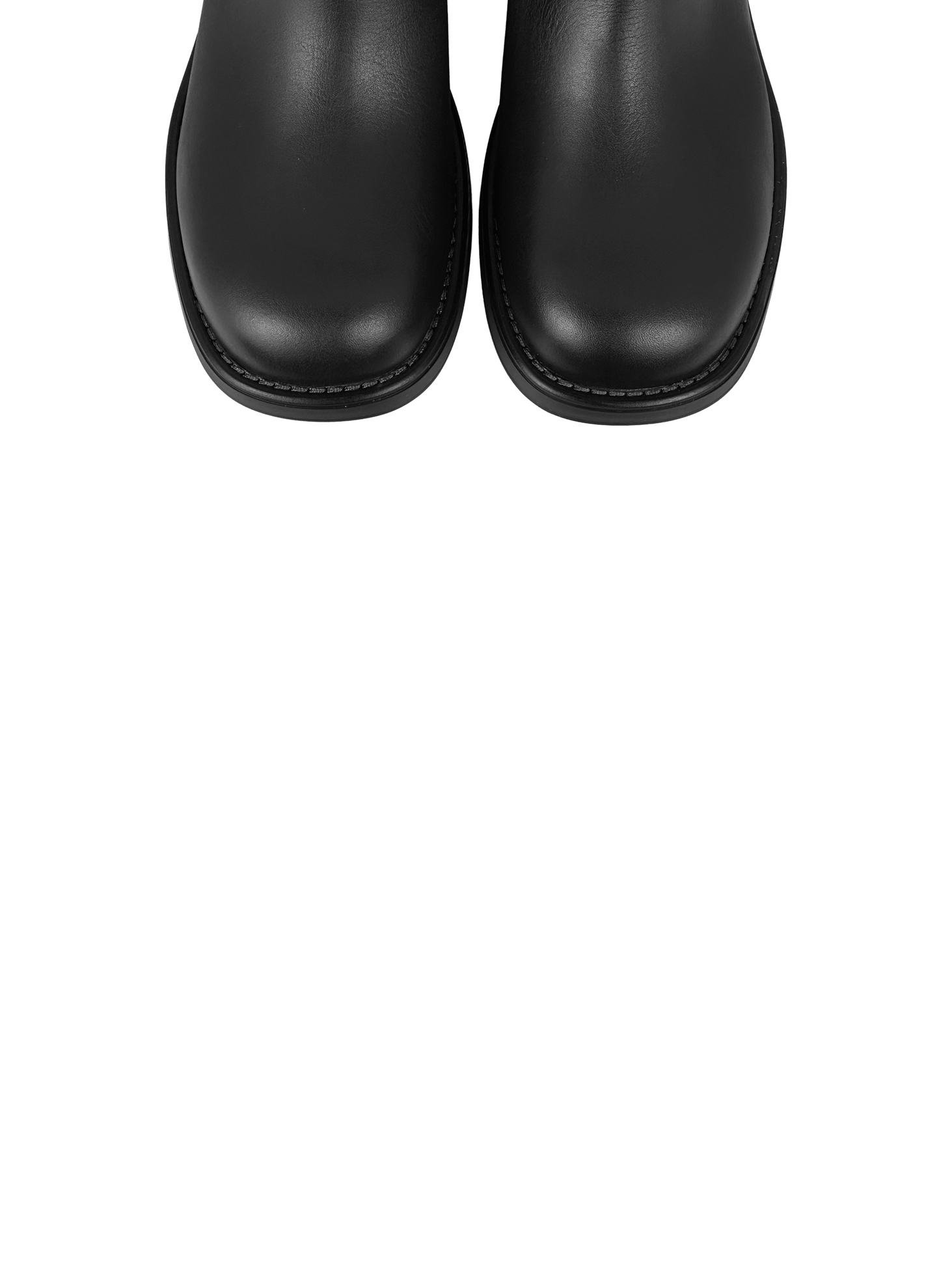 Картинка Черевики осінні чорні з натуральної шкіри