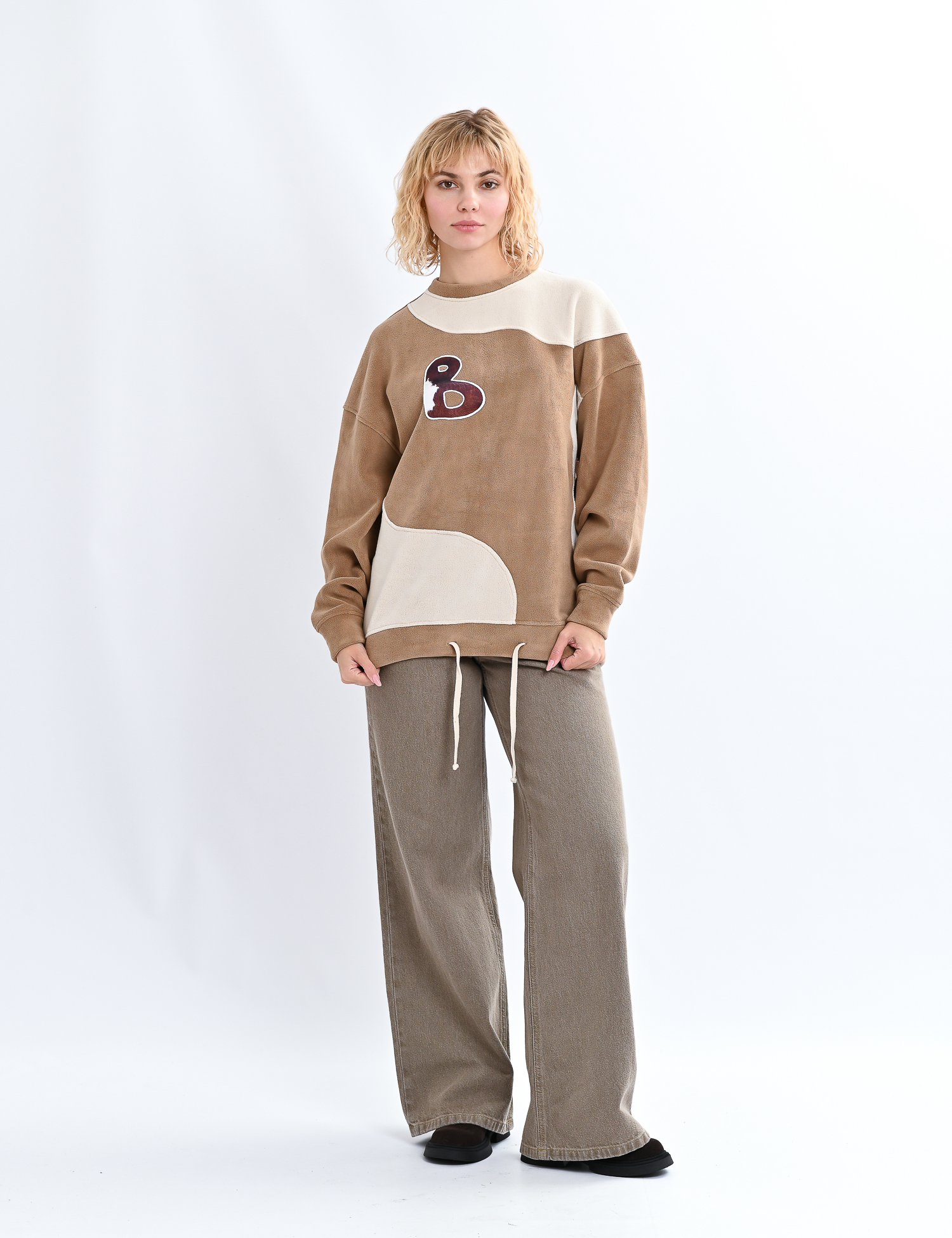 Картинка Світшот бежевий