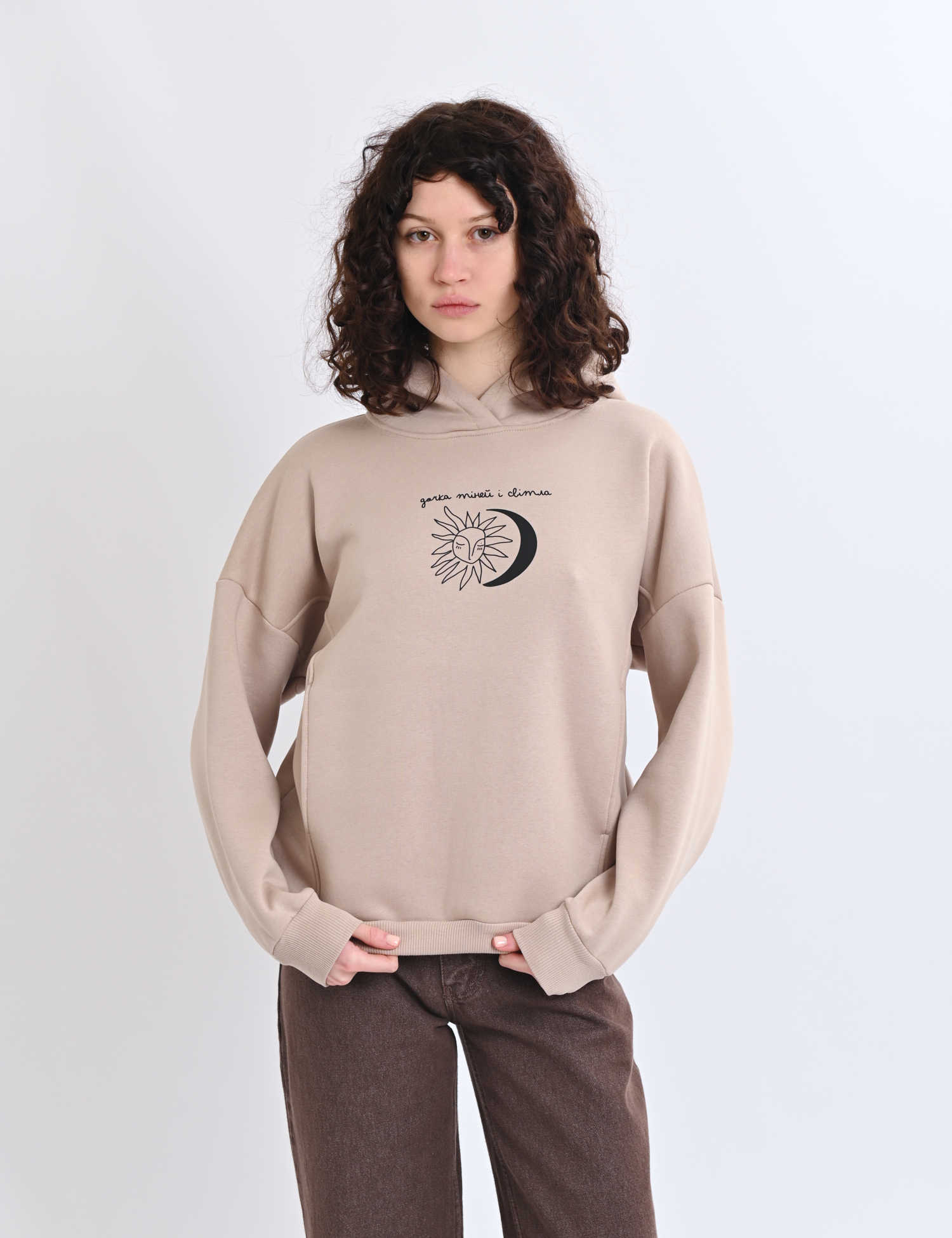 Картинка Худі бежеве