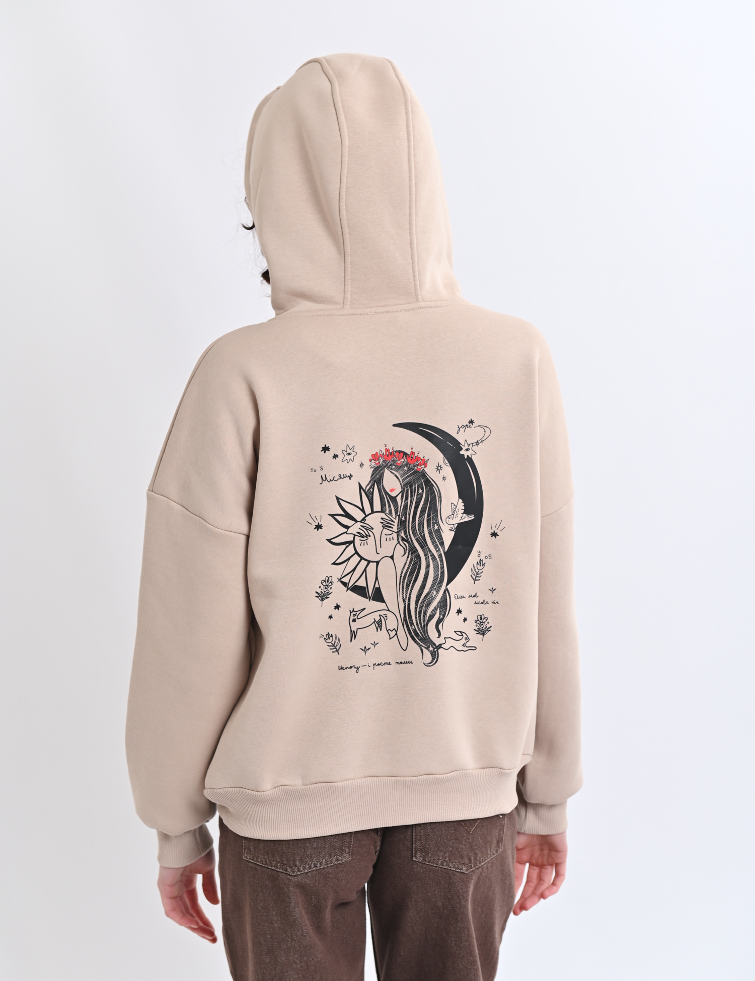 Картинка Худі бежеве