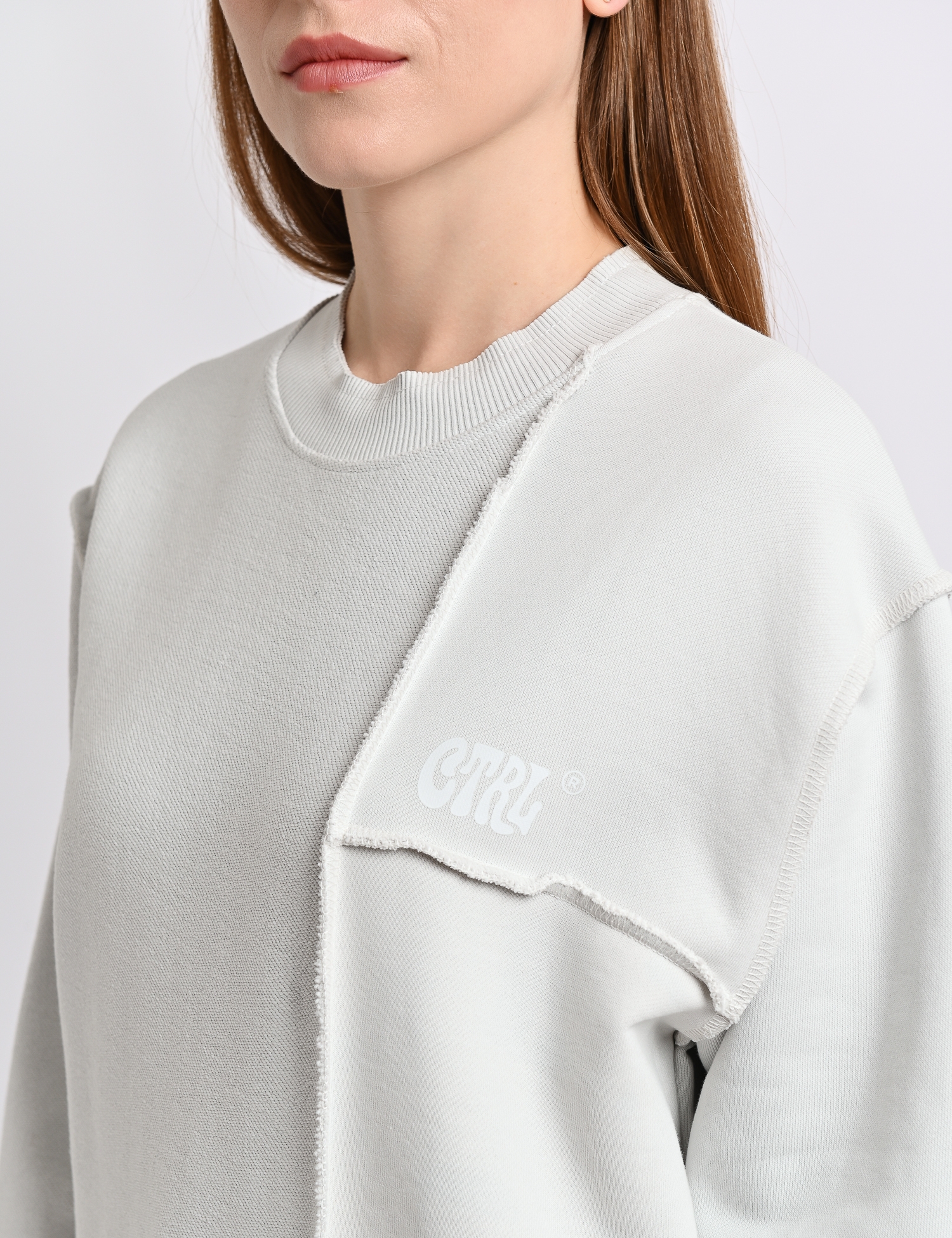 Картинка Світшот світло-сірий