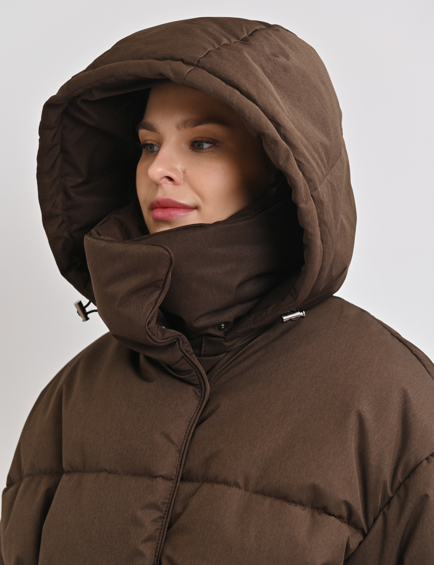 Картинка Пуховик коричневий