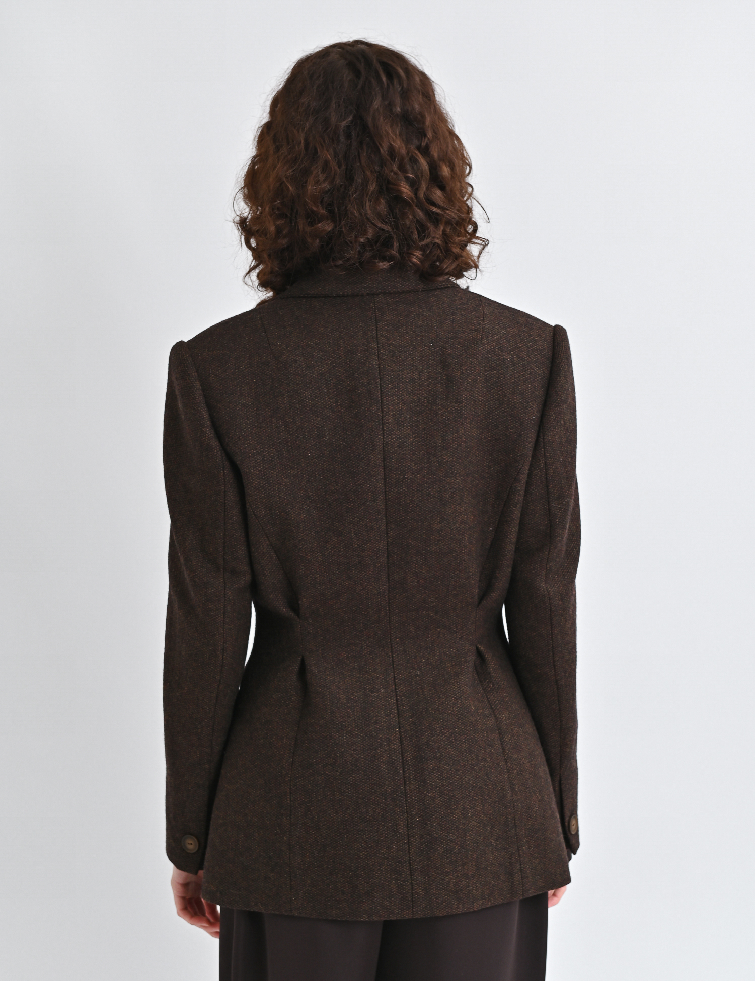 Картинка Жакет темно-коричневий