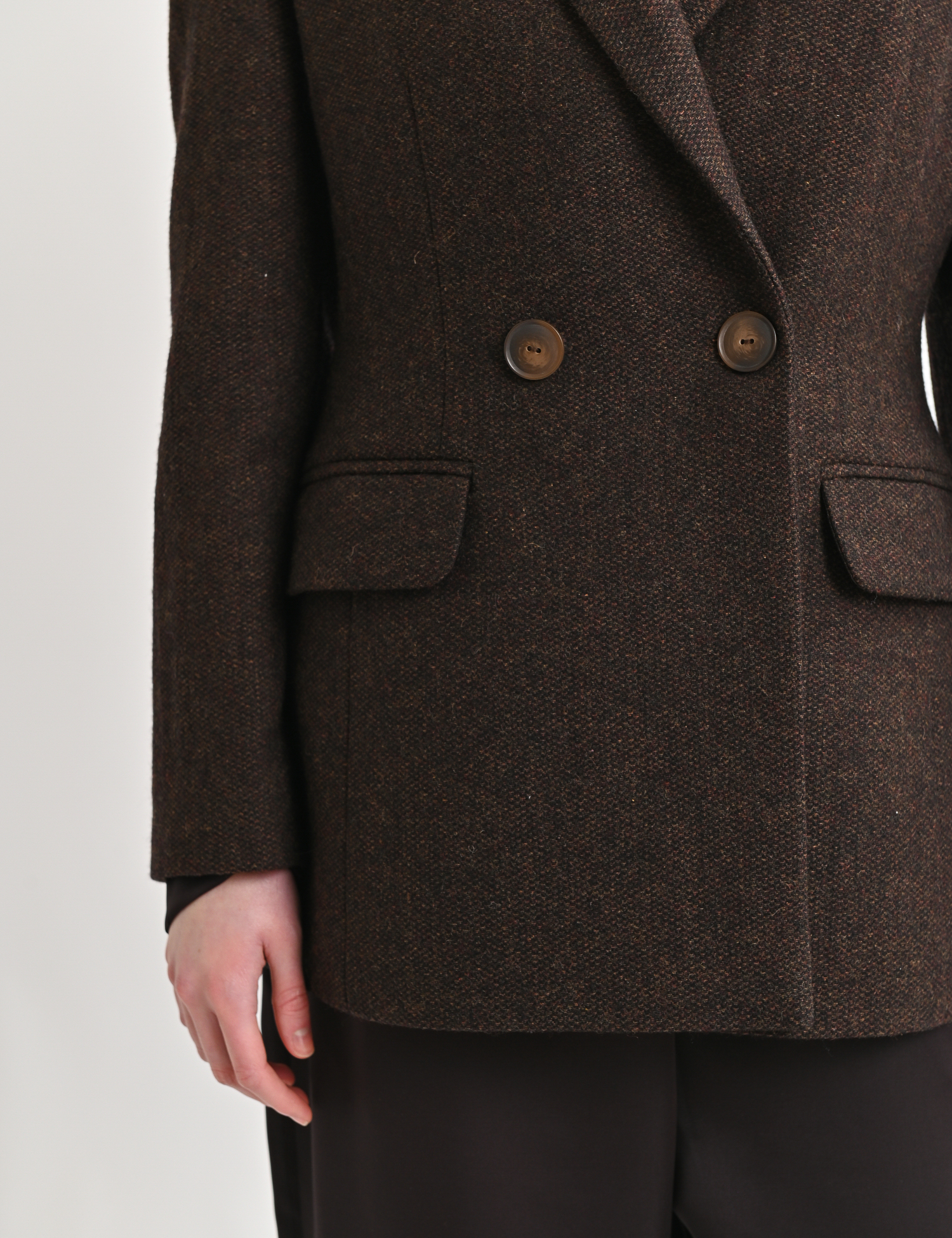 Картинка Жакет темно-коричневий