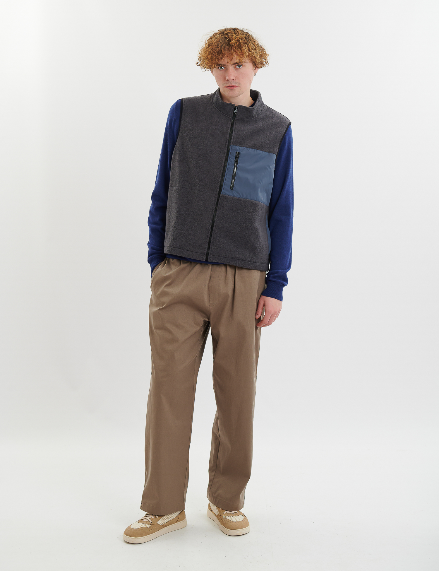 Картинка Жилет сірий флісовий