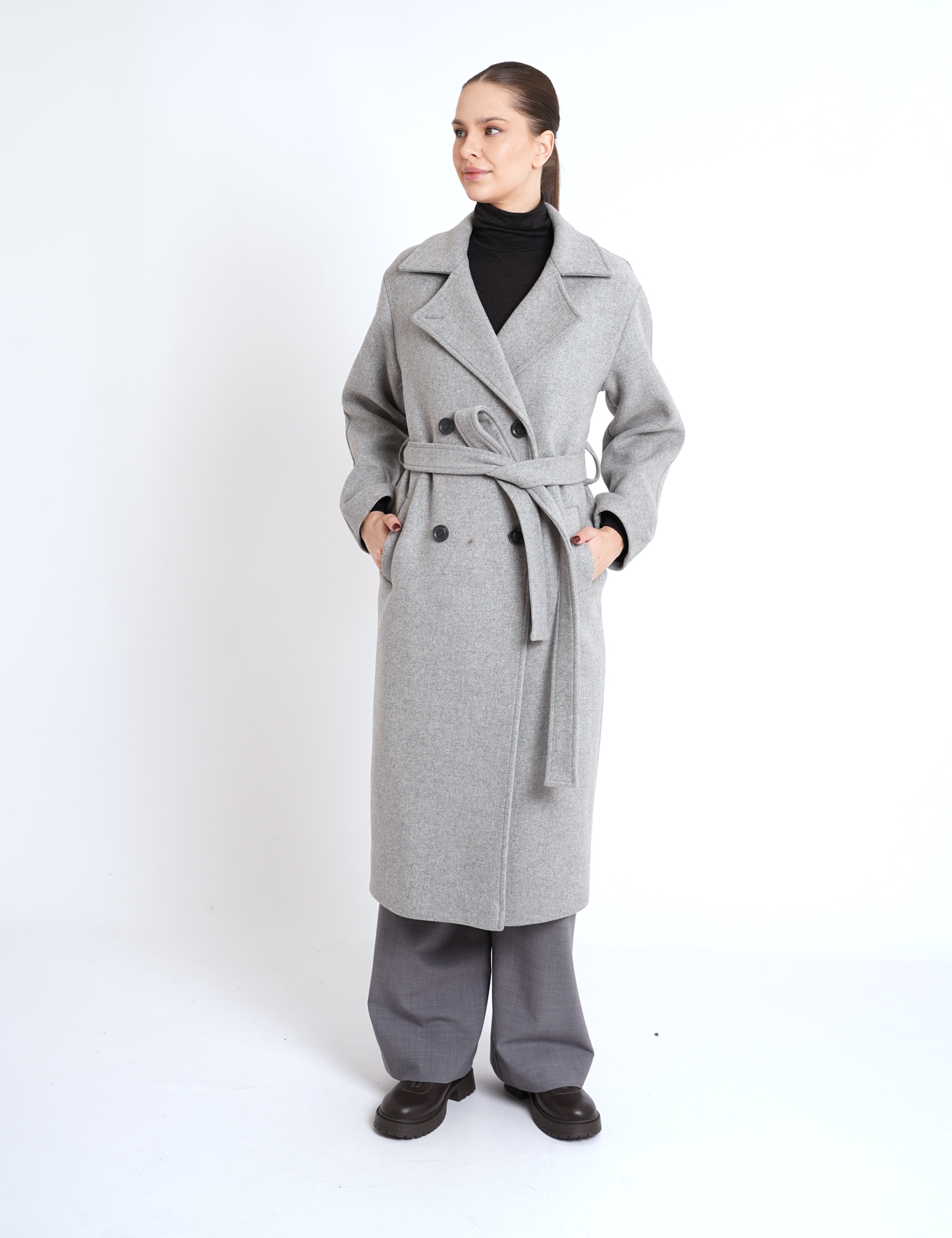 Картинка Пальто світло-сіре