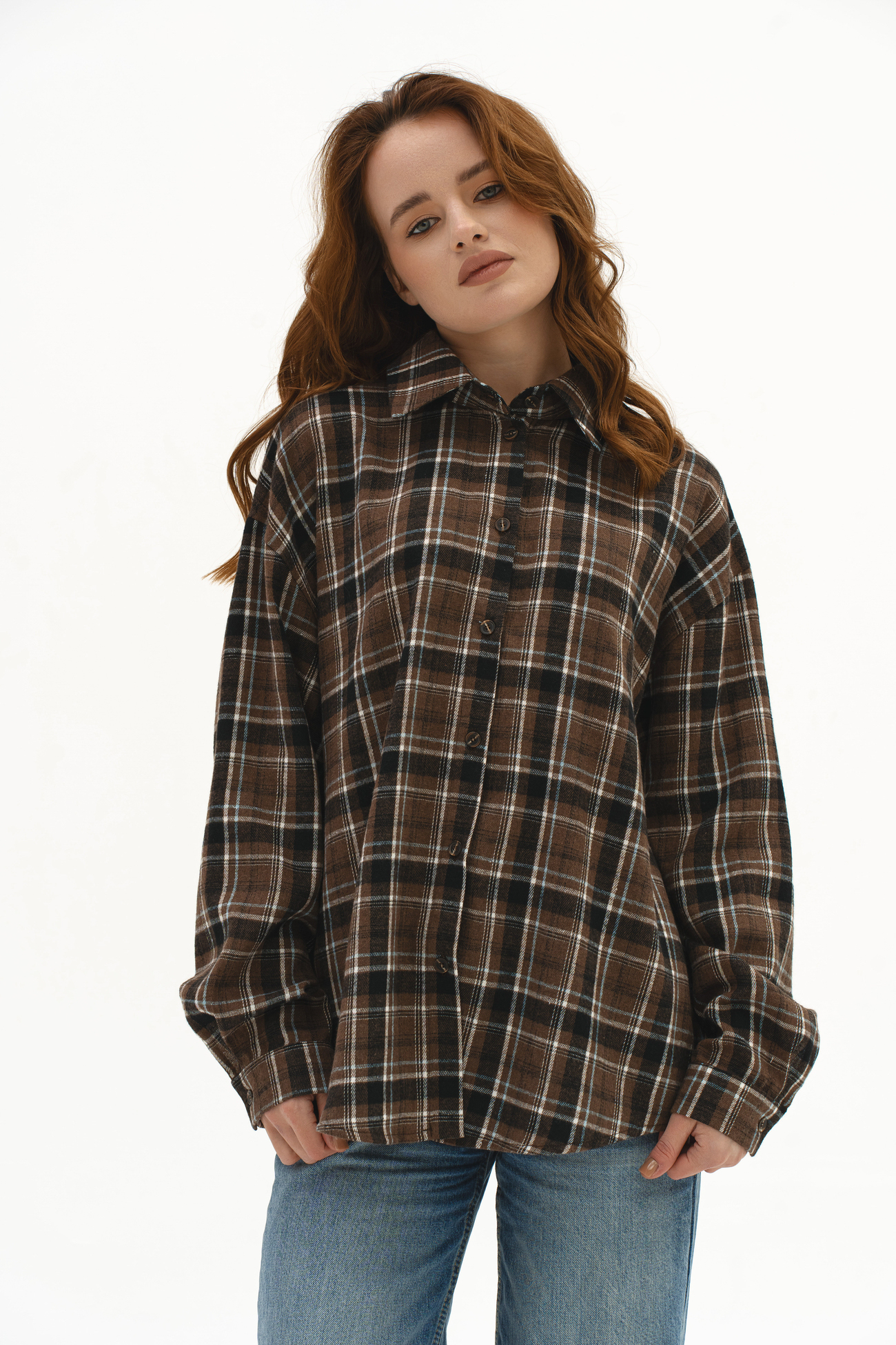 Картинка Сорочка темно-коричнева