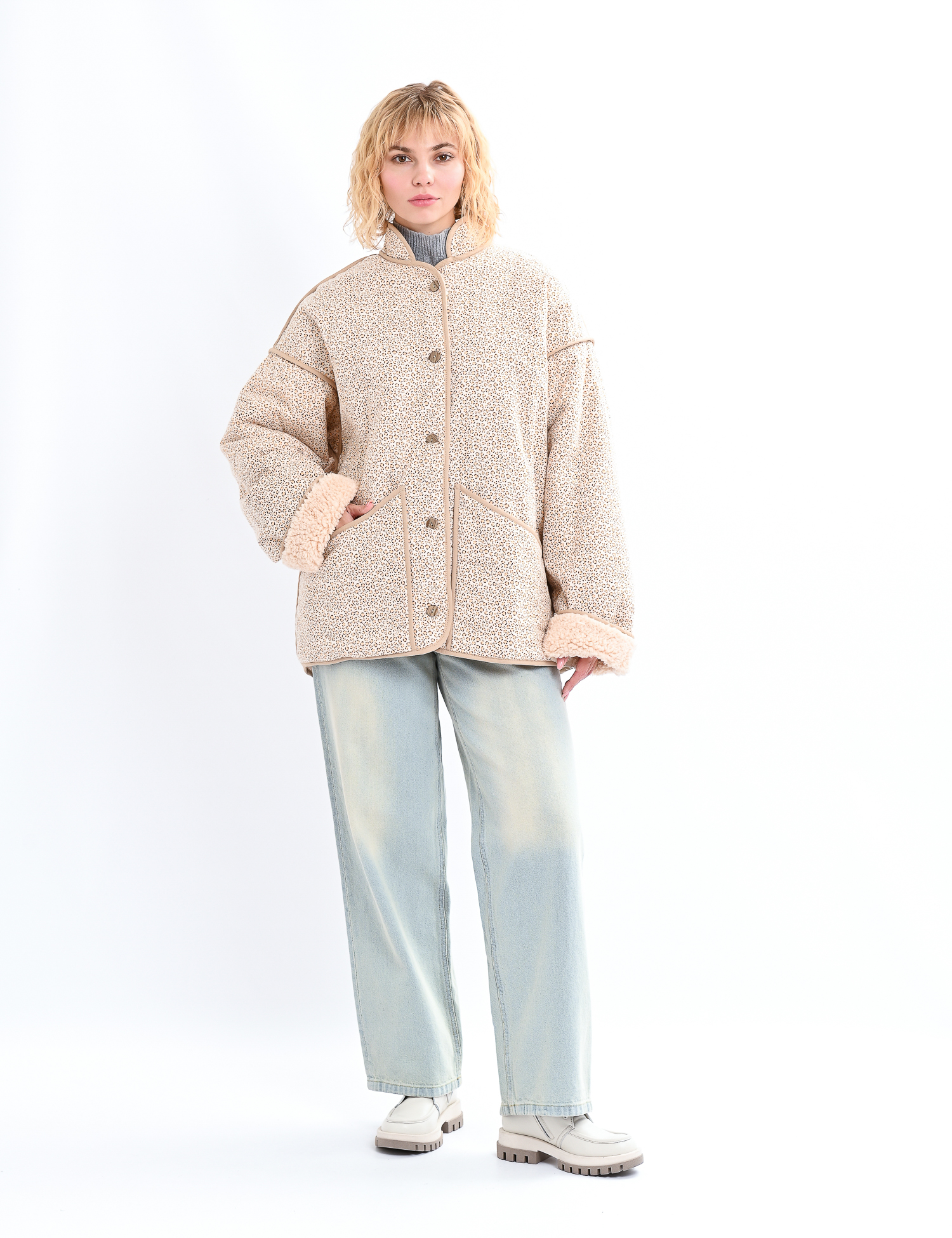 Картинка Тепла куртка з принтом