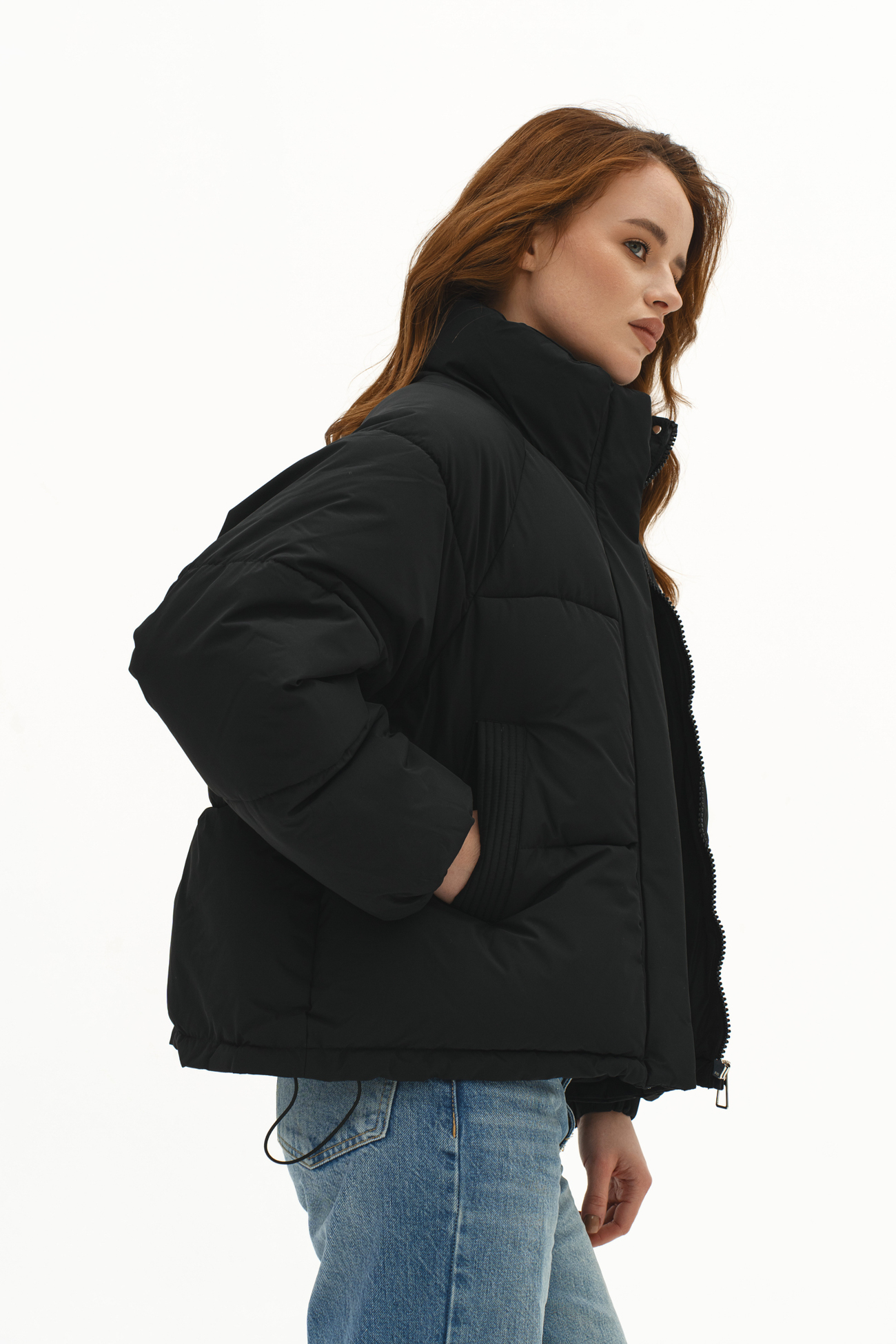 Картинка Пуховик короткий чорний