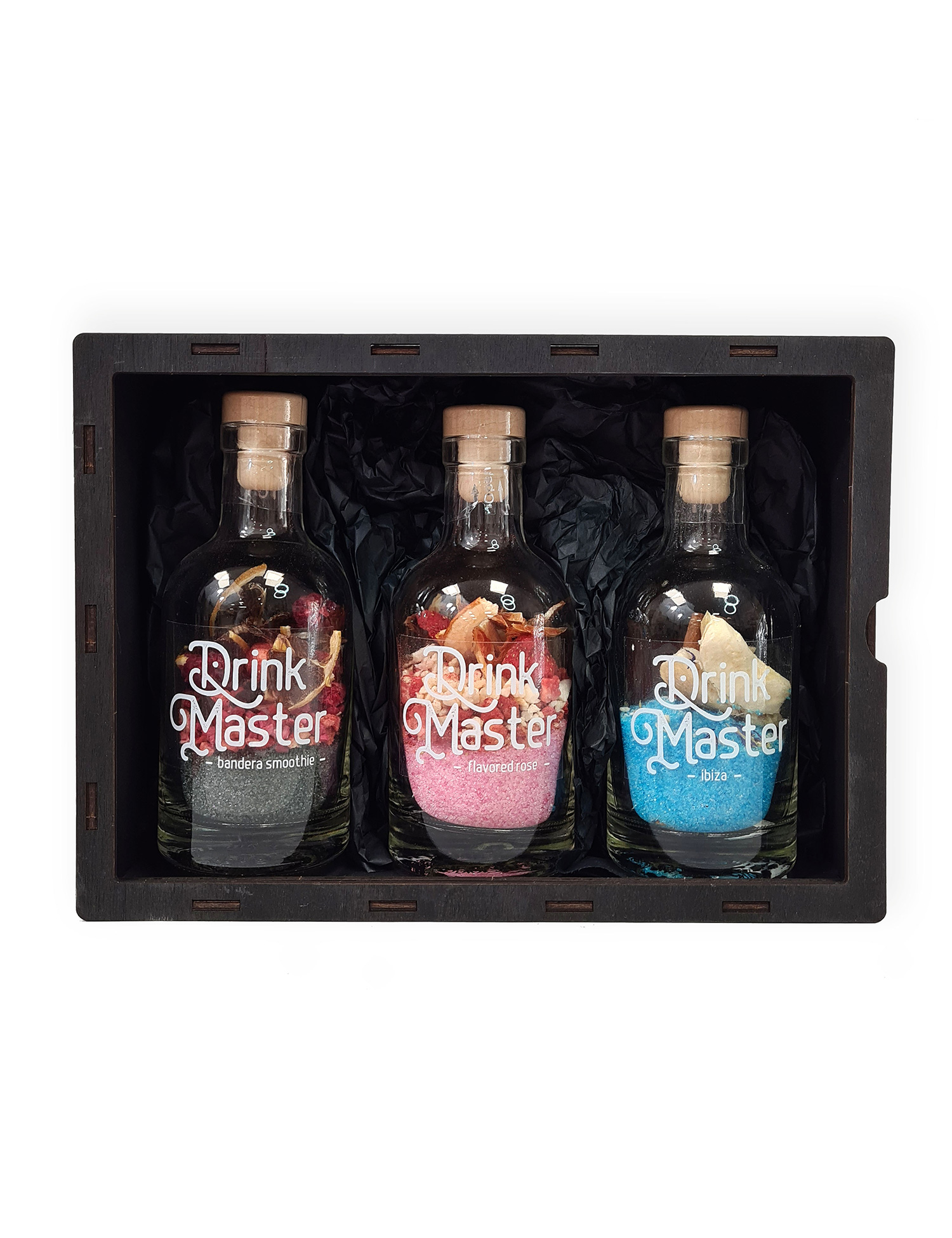 Картинка Набір коктейлів Drink Master black (3 шт.)