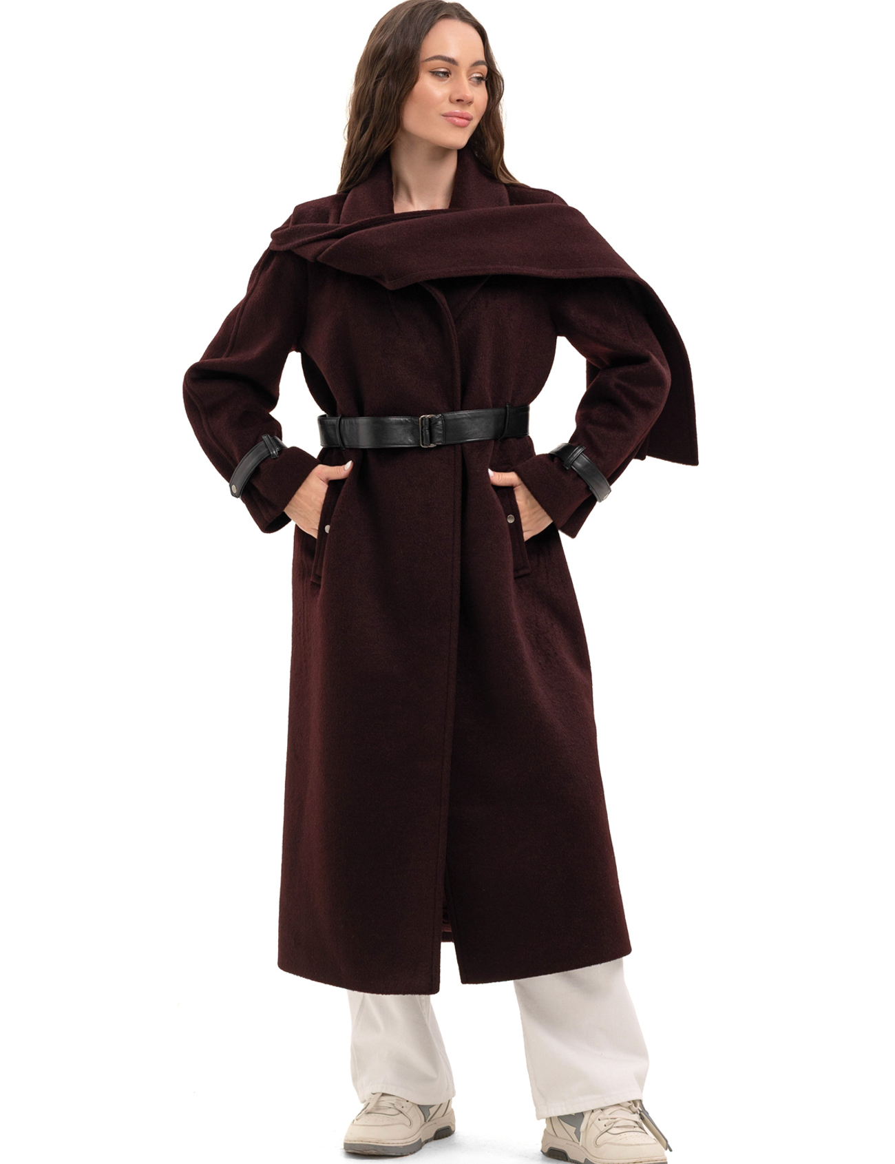 Картинка Пальто бордове