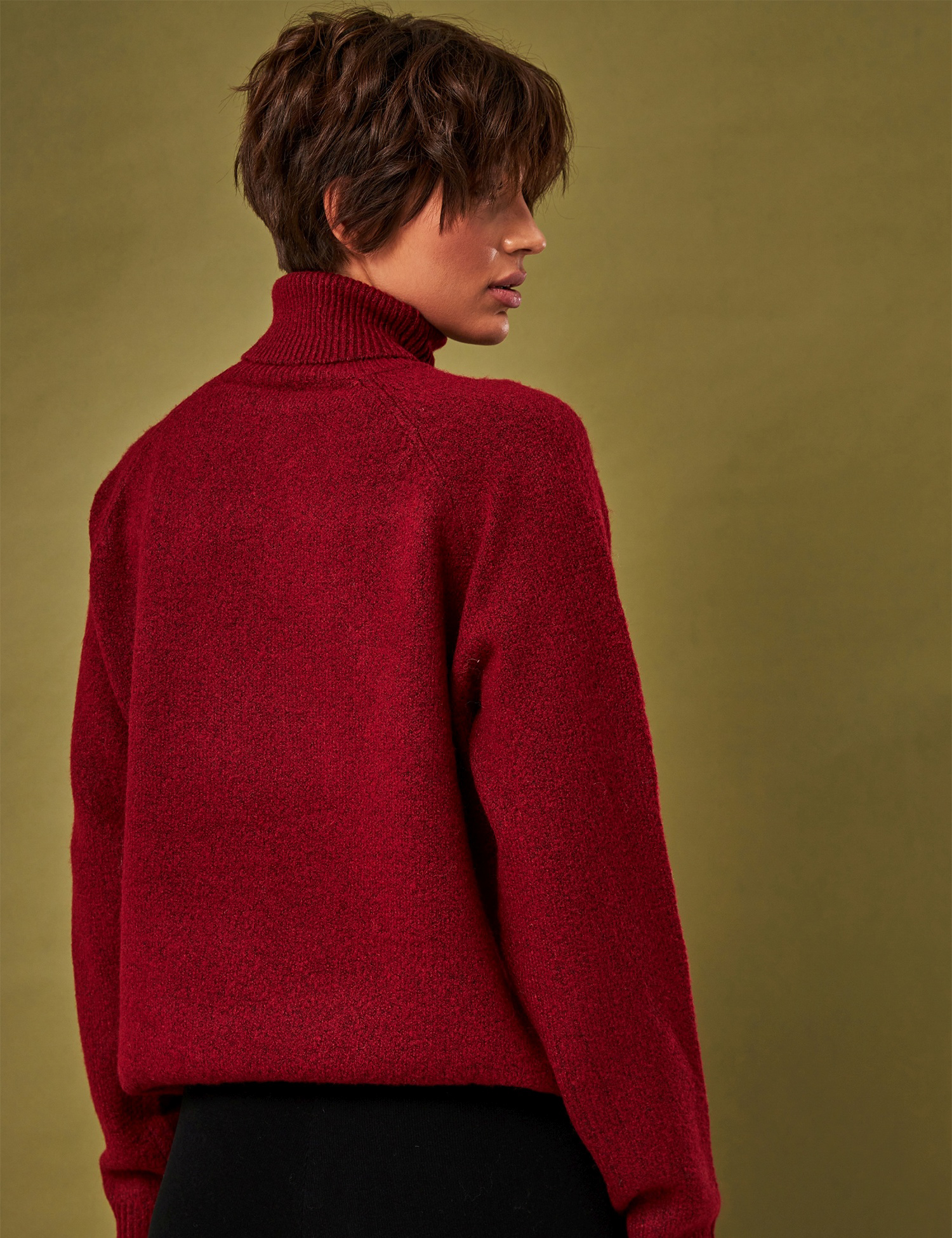 Картинка Светр бордовий