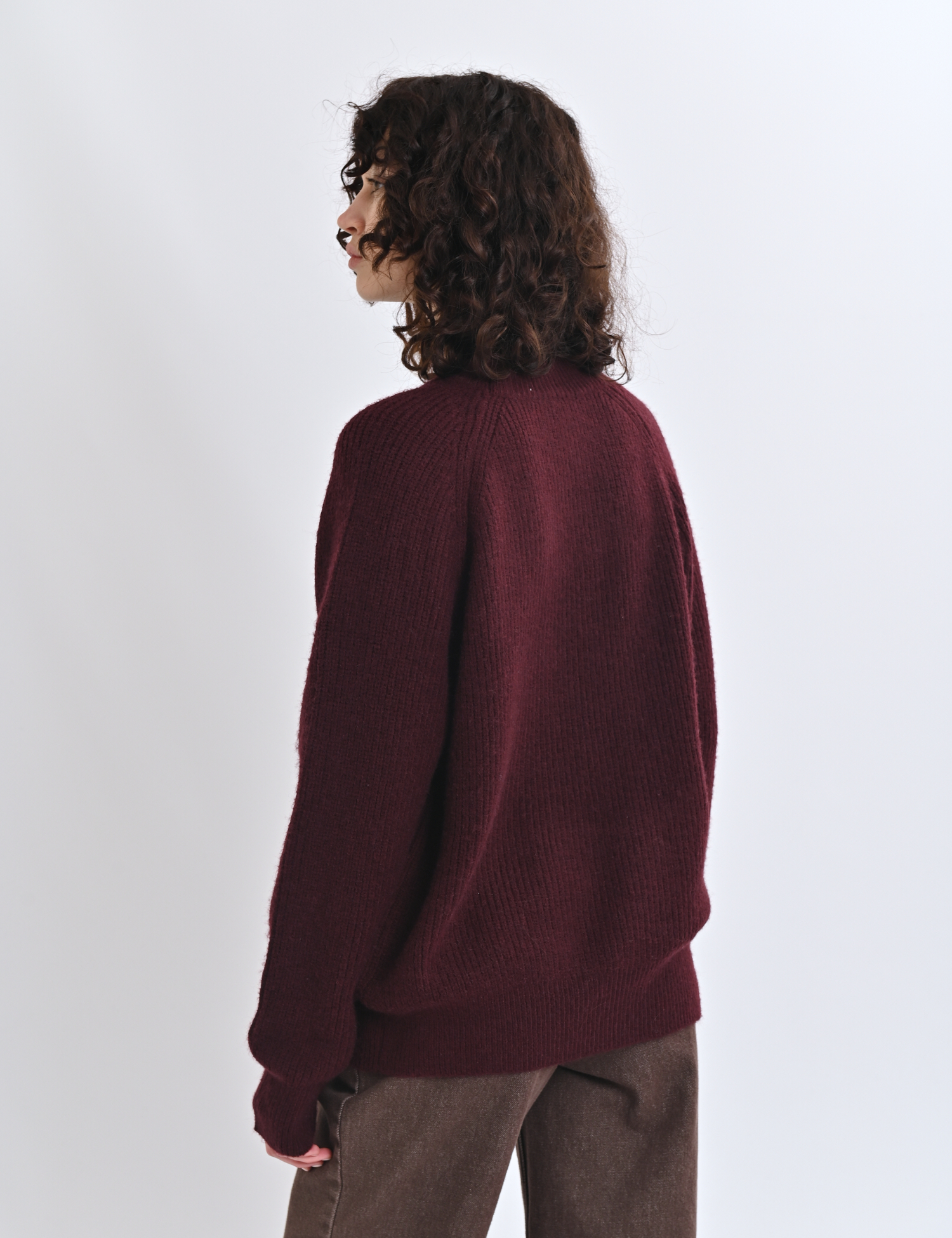 Картинка Светр бордовий