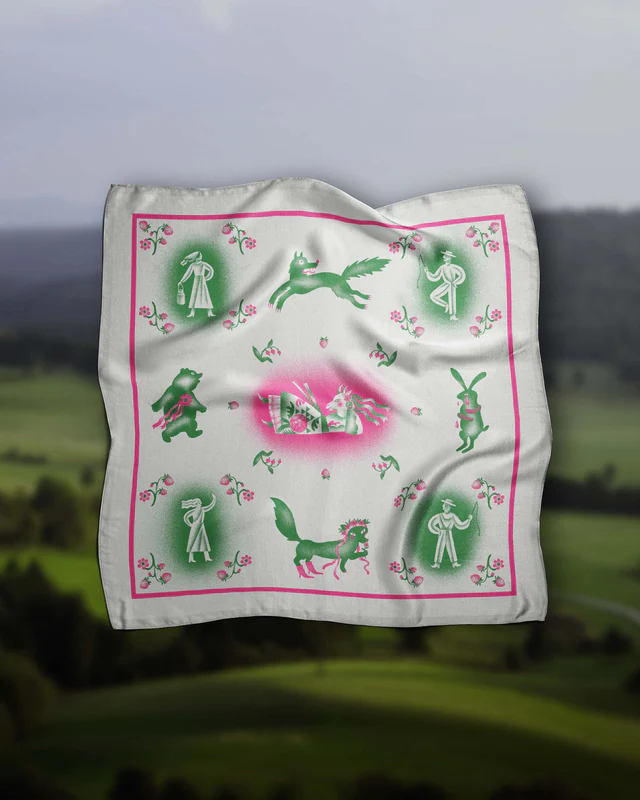 Картинка Хустинка рожевий