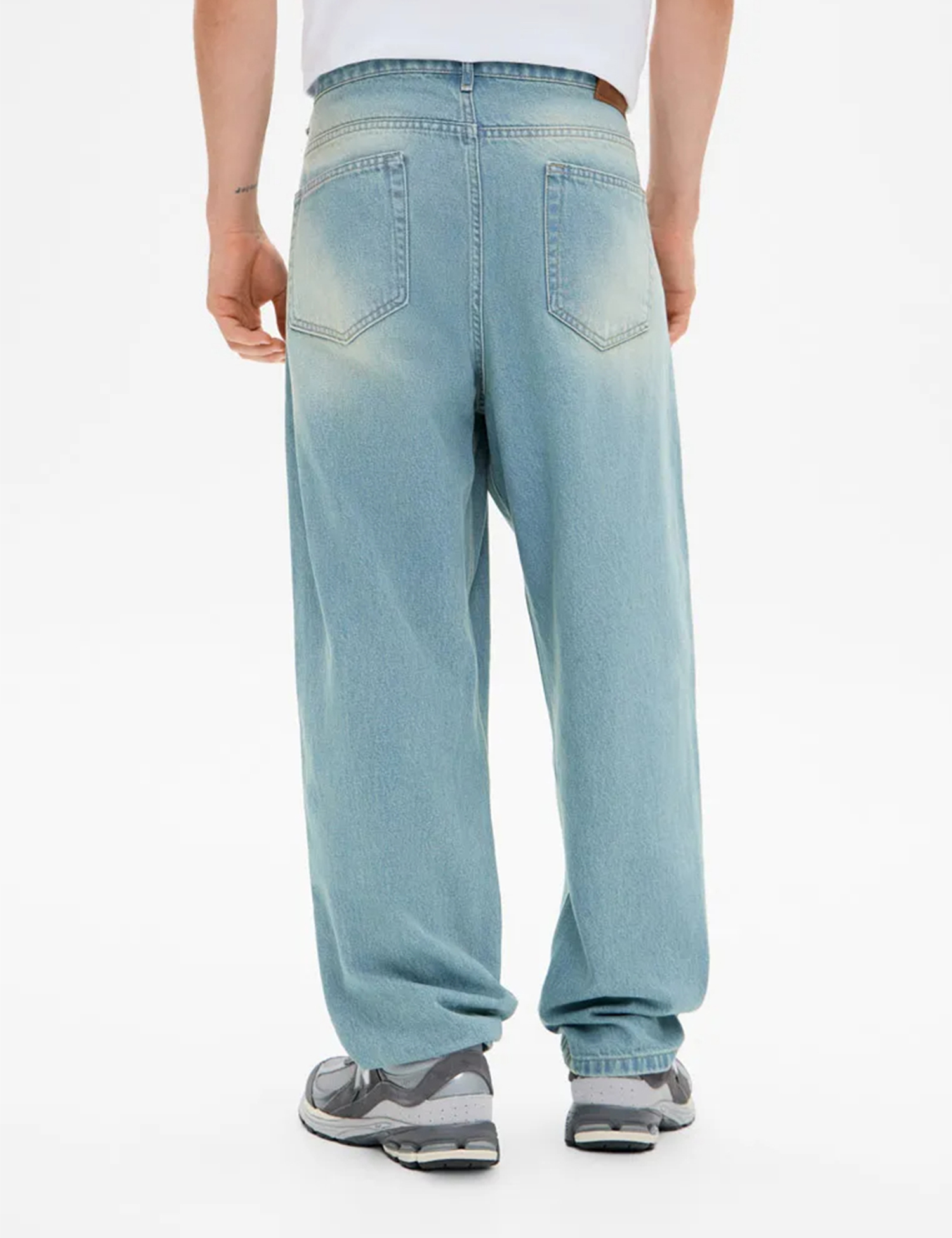 Картинка Чоловічі блакитні джинси прямого крою