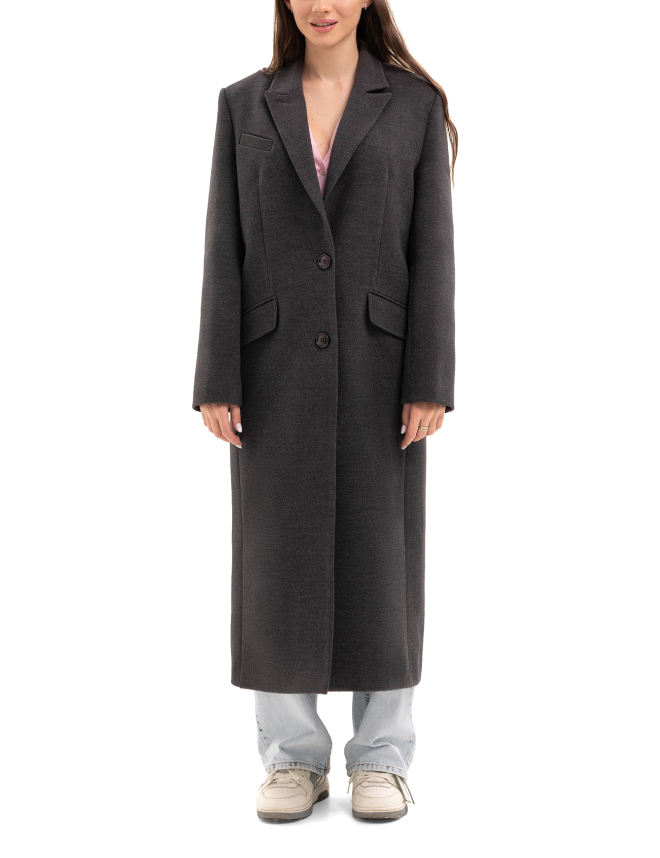 Картинка Пальто темно-сіре