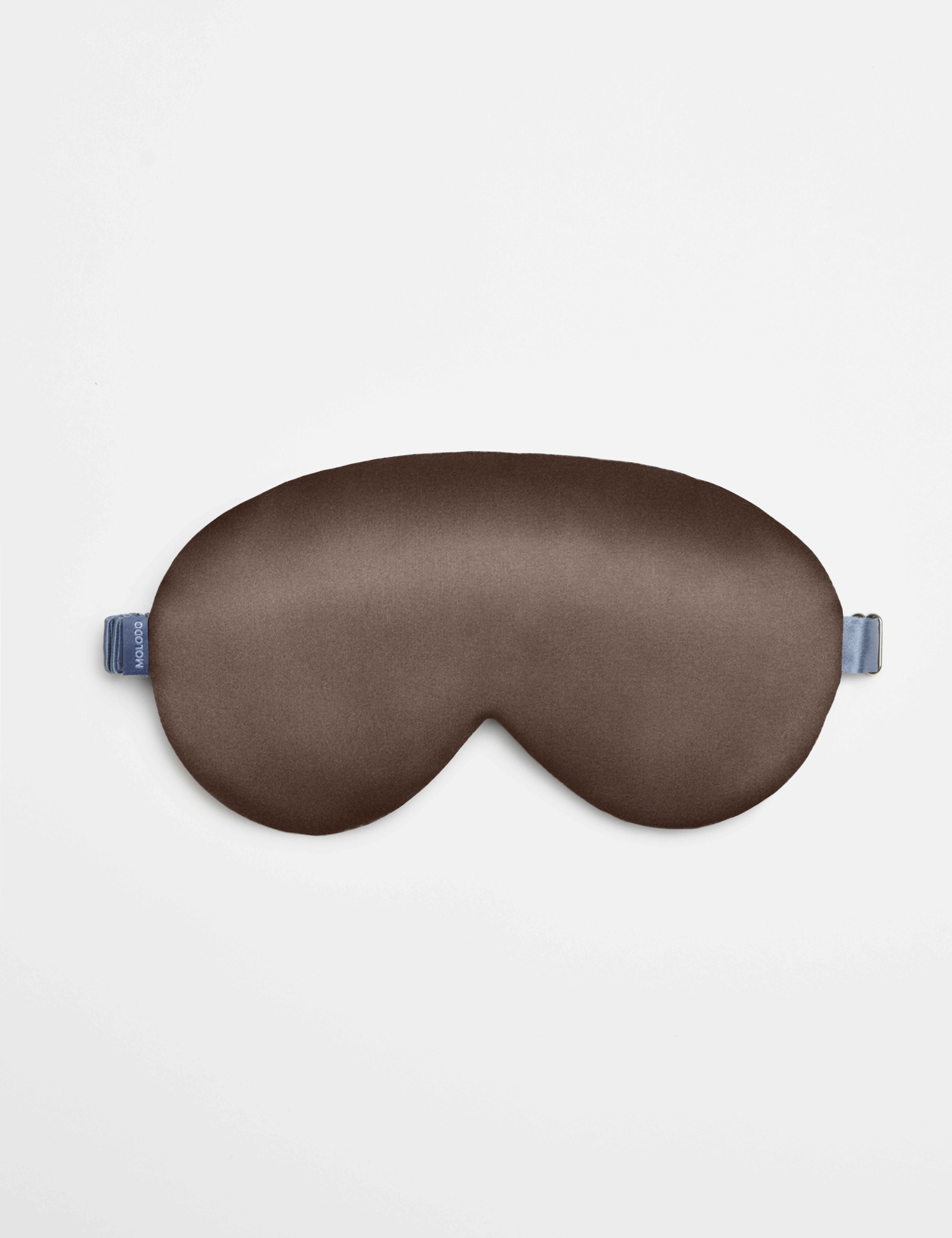 Картинка Шовкова маска для сну коричнева