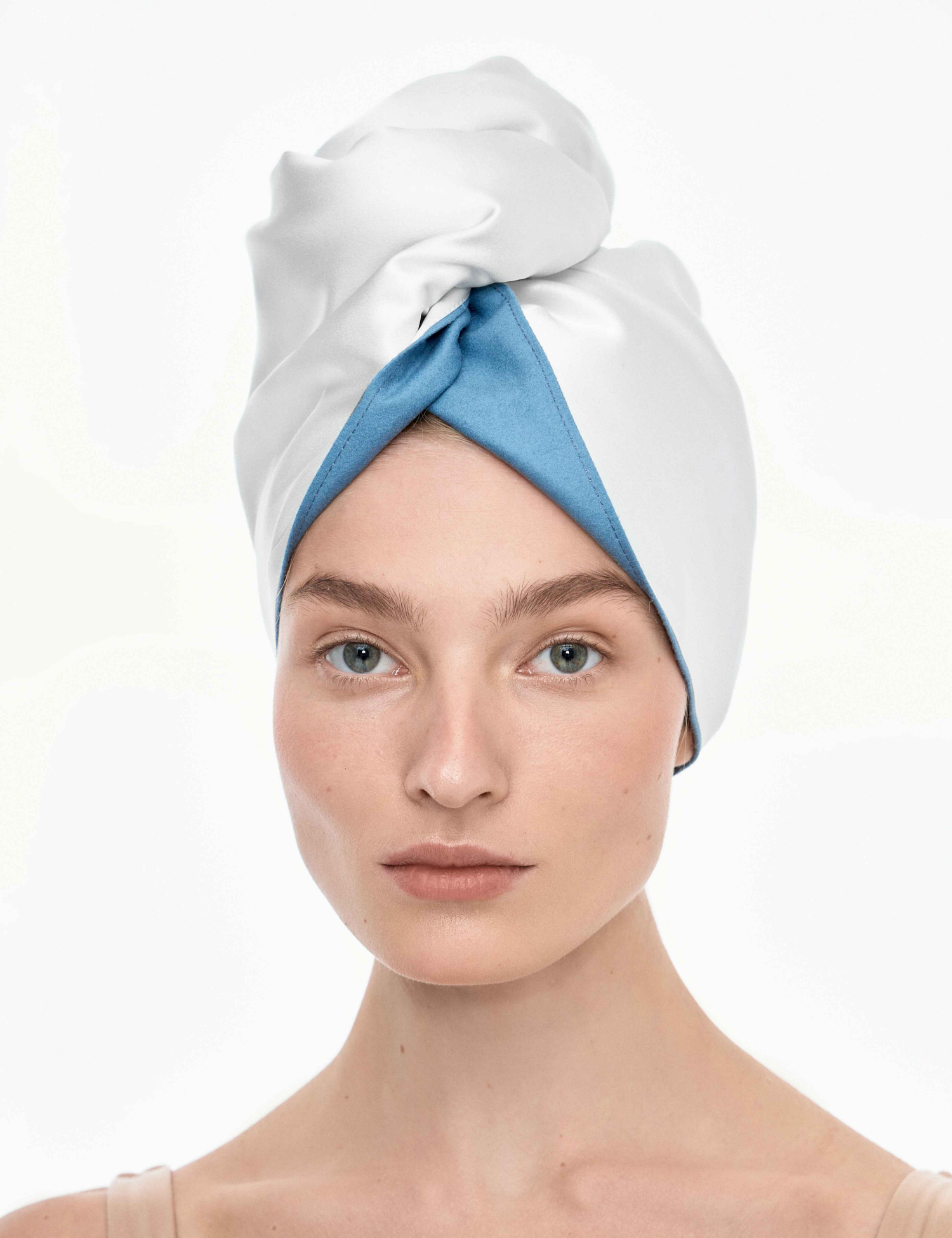 Картинка Тюрбан шовковий для волосся