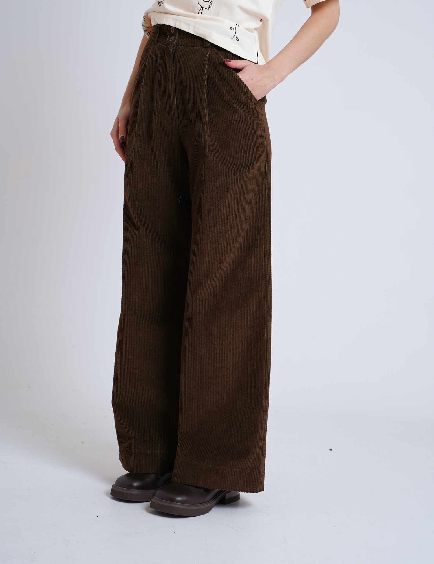 Картинка Штани темно-зелені