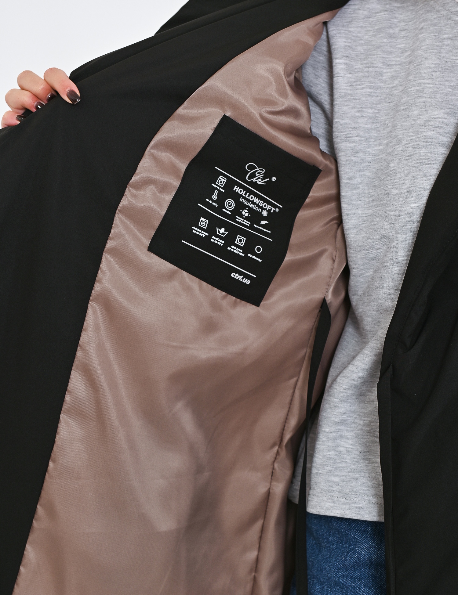 Картинка Пуховик чорний