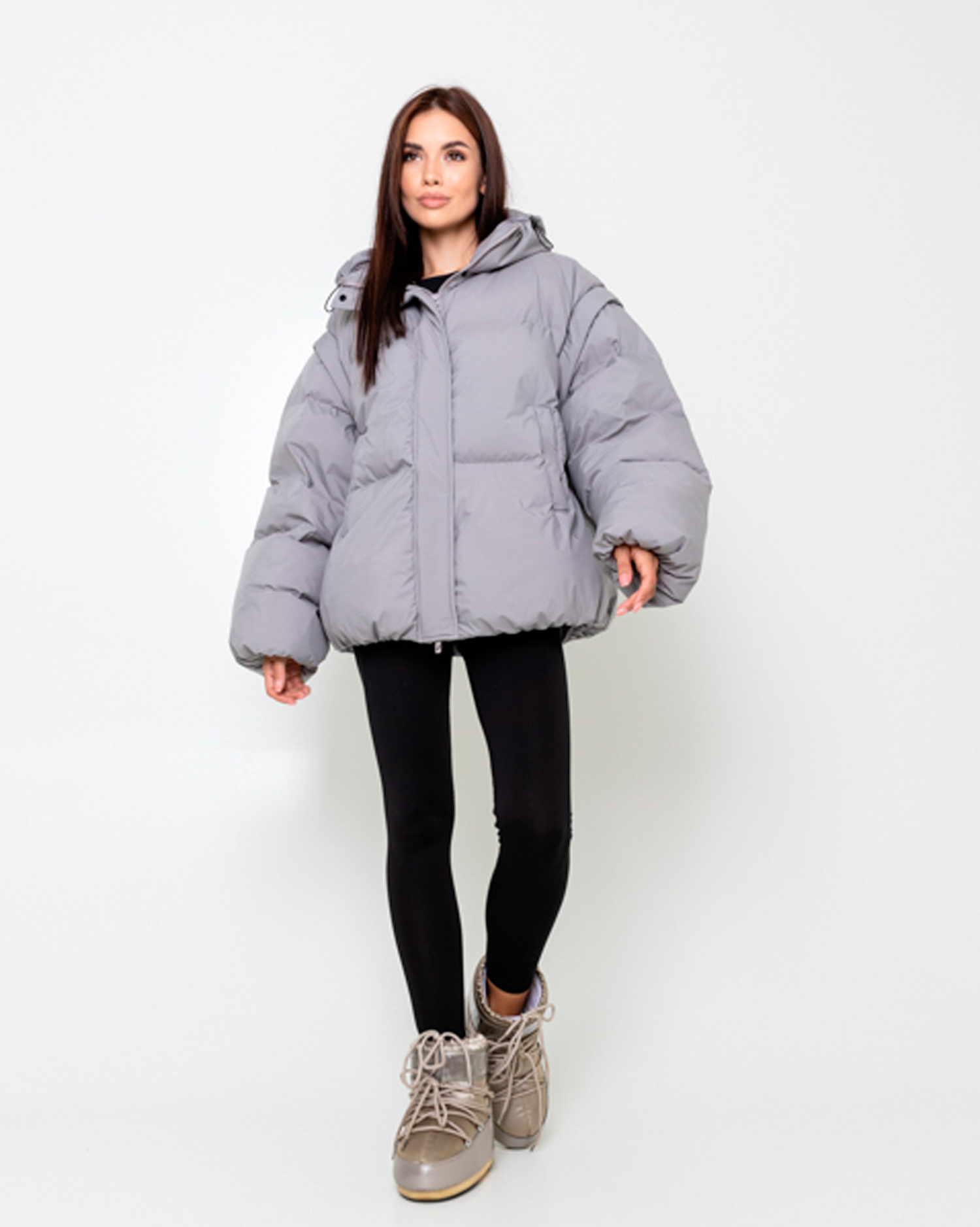 Картинка Пуховий сірий