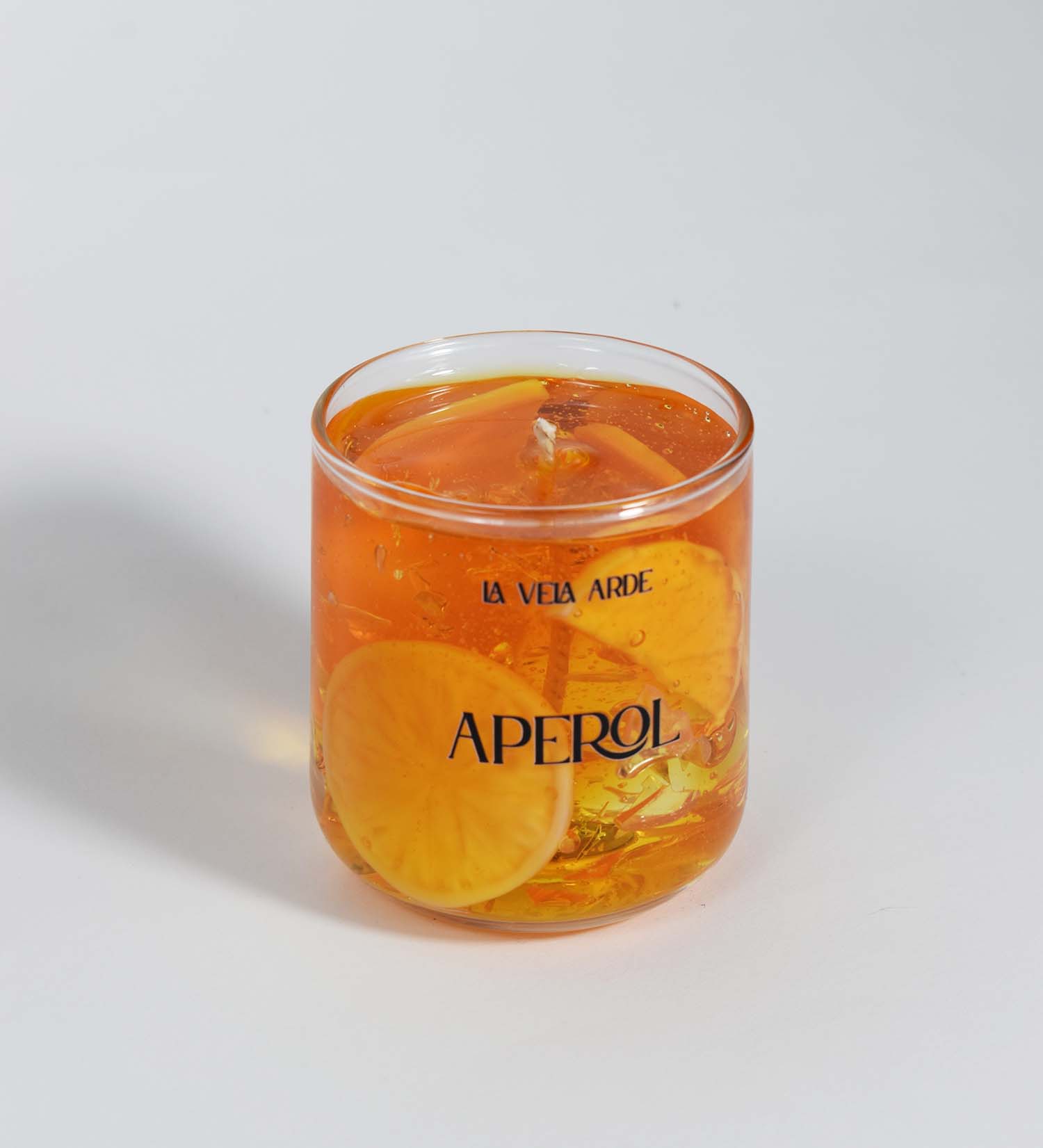 Картинка Свічка "APEROL" з ароматом справжнього коктейлю