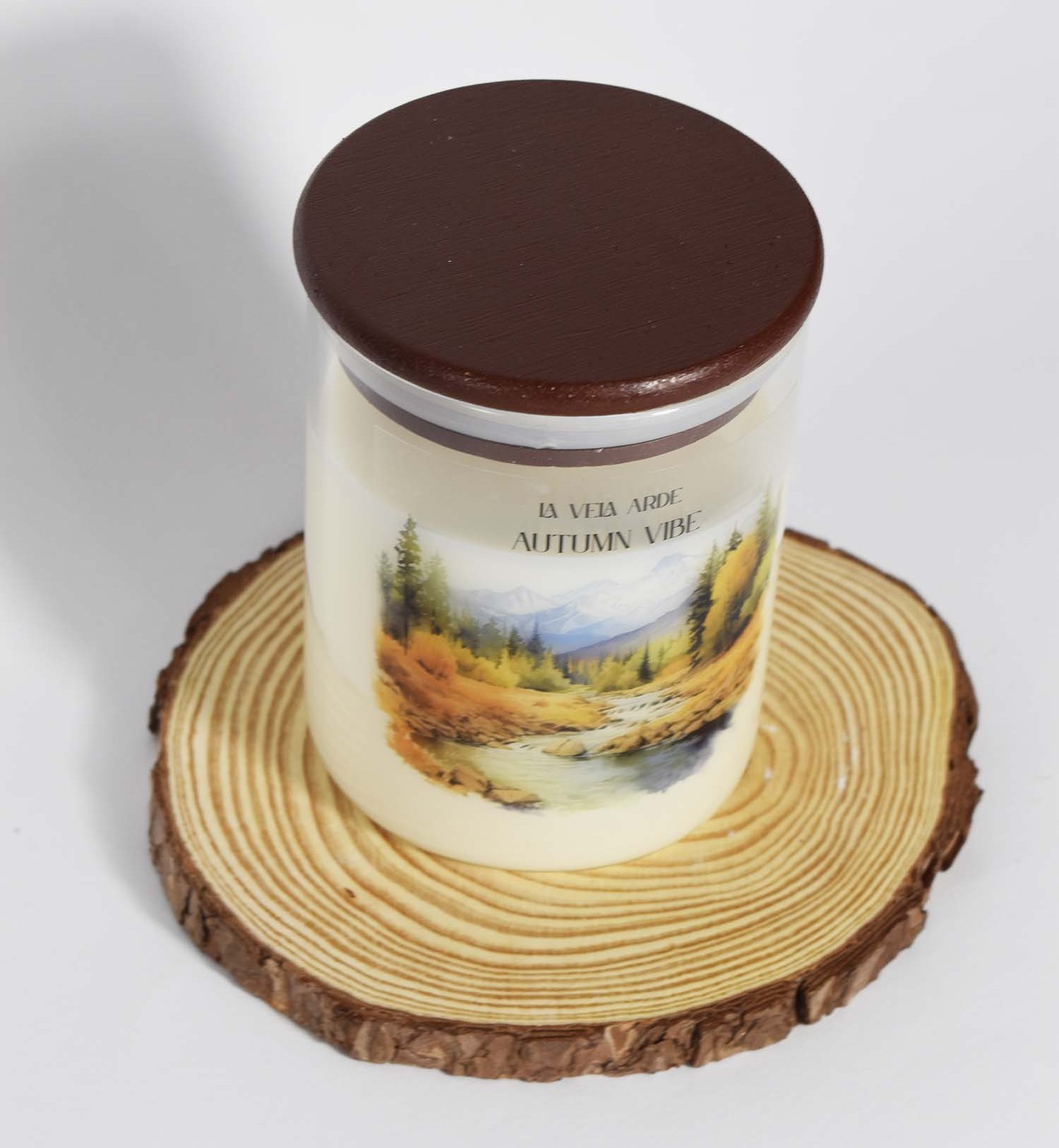 Картинка Свічка "AUTMN WIBE" з ароматом - ліси Аспену