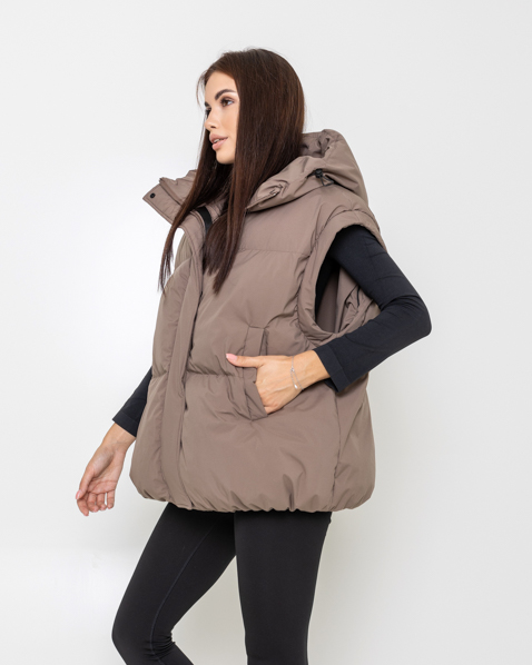 Картинка Пуховик світло-коричневий