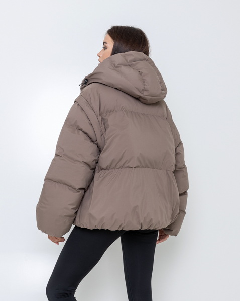 Картинка Пуховик світло-коричневий