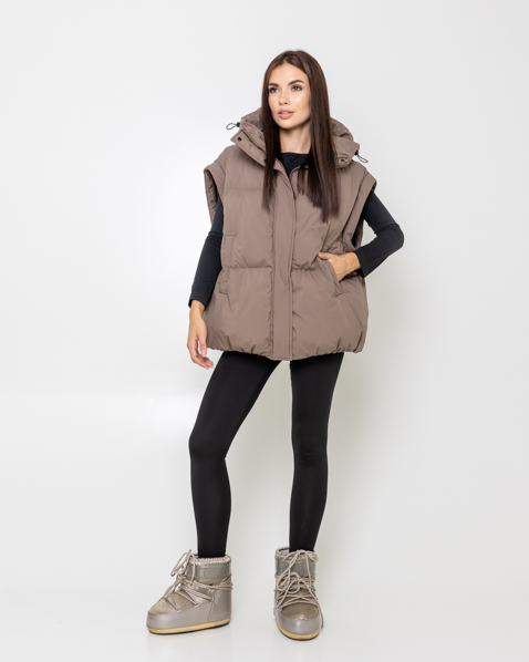 Картинка Пуховик світло-коричневий