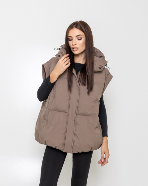 Картинка Пуховик світло-коричневий