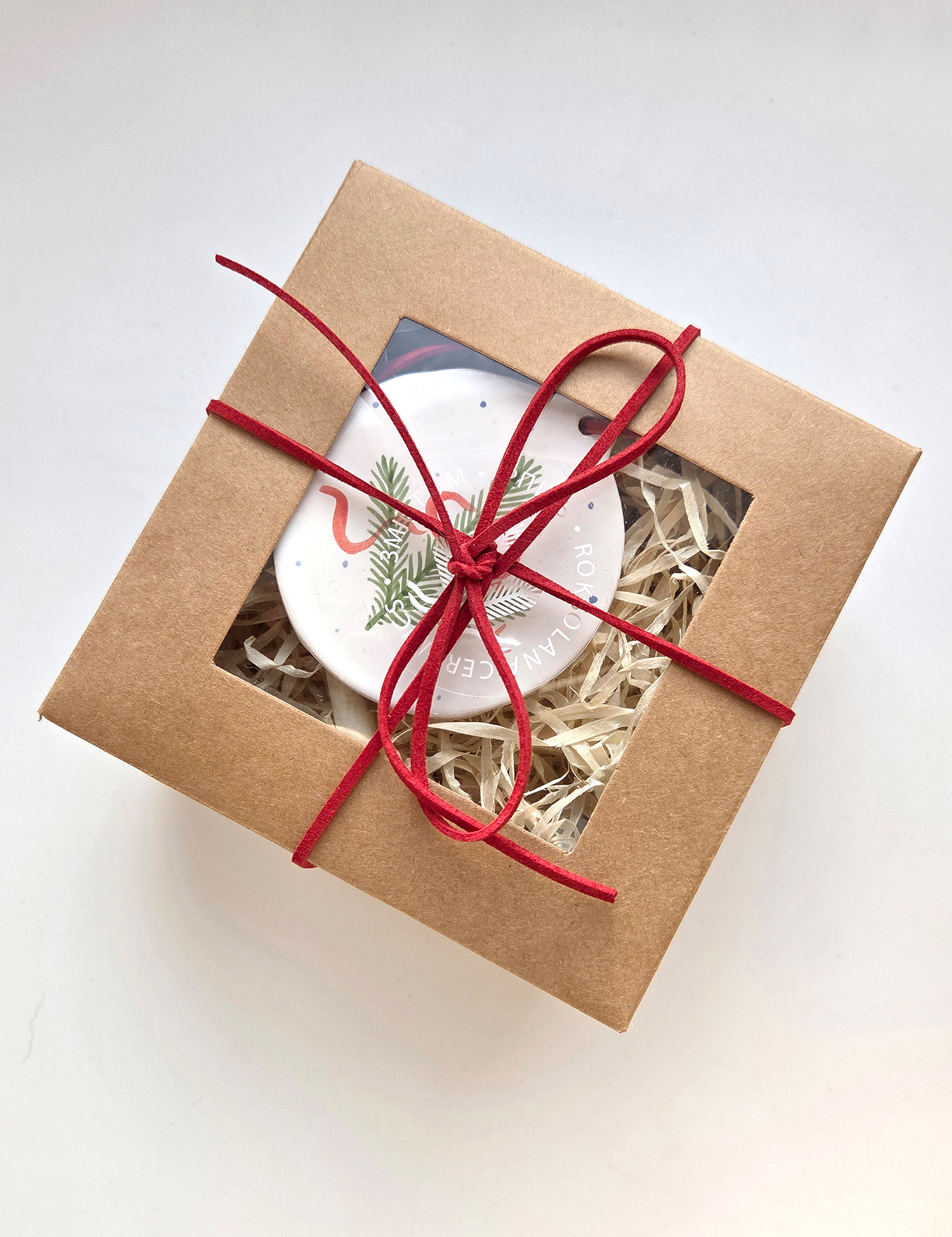 Картинка Новорічна керамічна прикраса [ГІЛОЧКА ЯЛИНКИ]