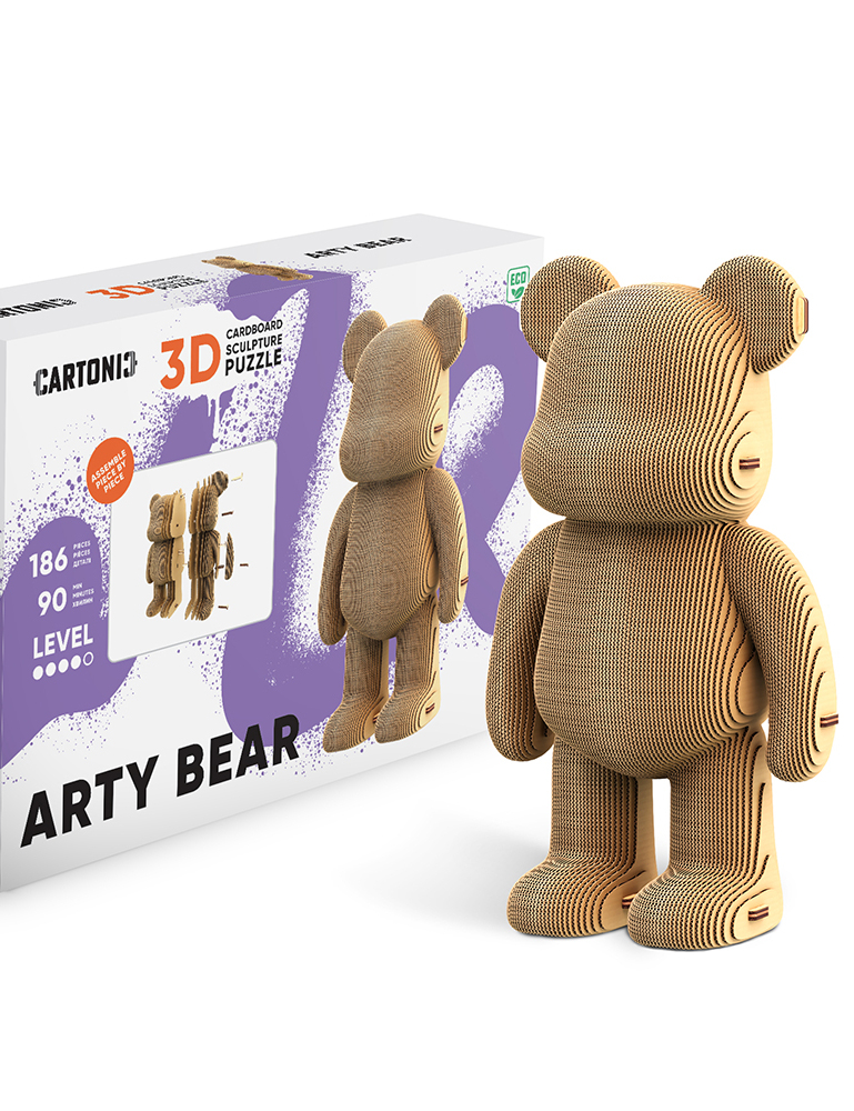 Картинка 3D-пазл ведмедик